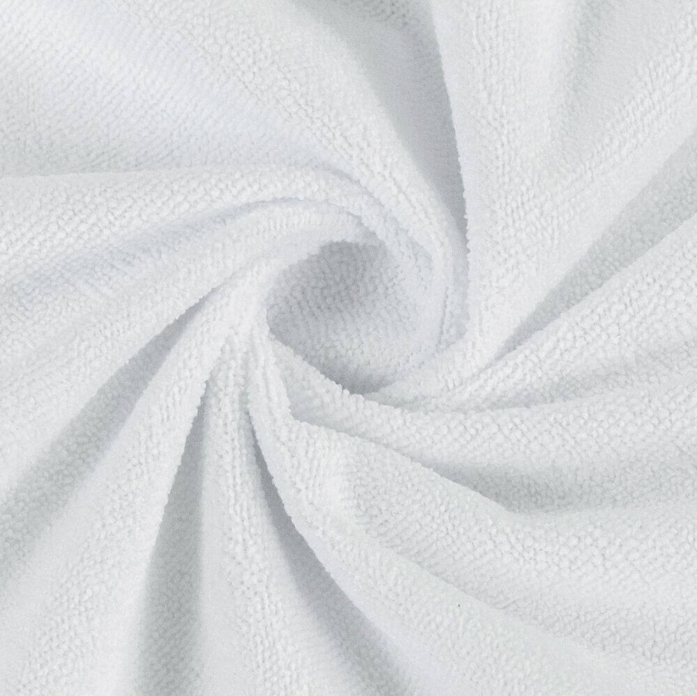 Angle. Home Basics - Home Basics Terry Waterproof Mattress Protector - White.