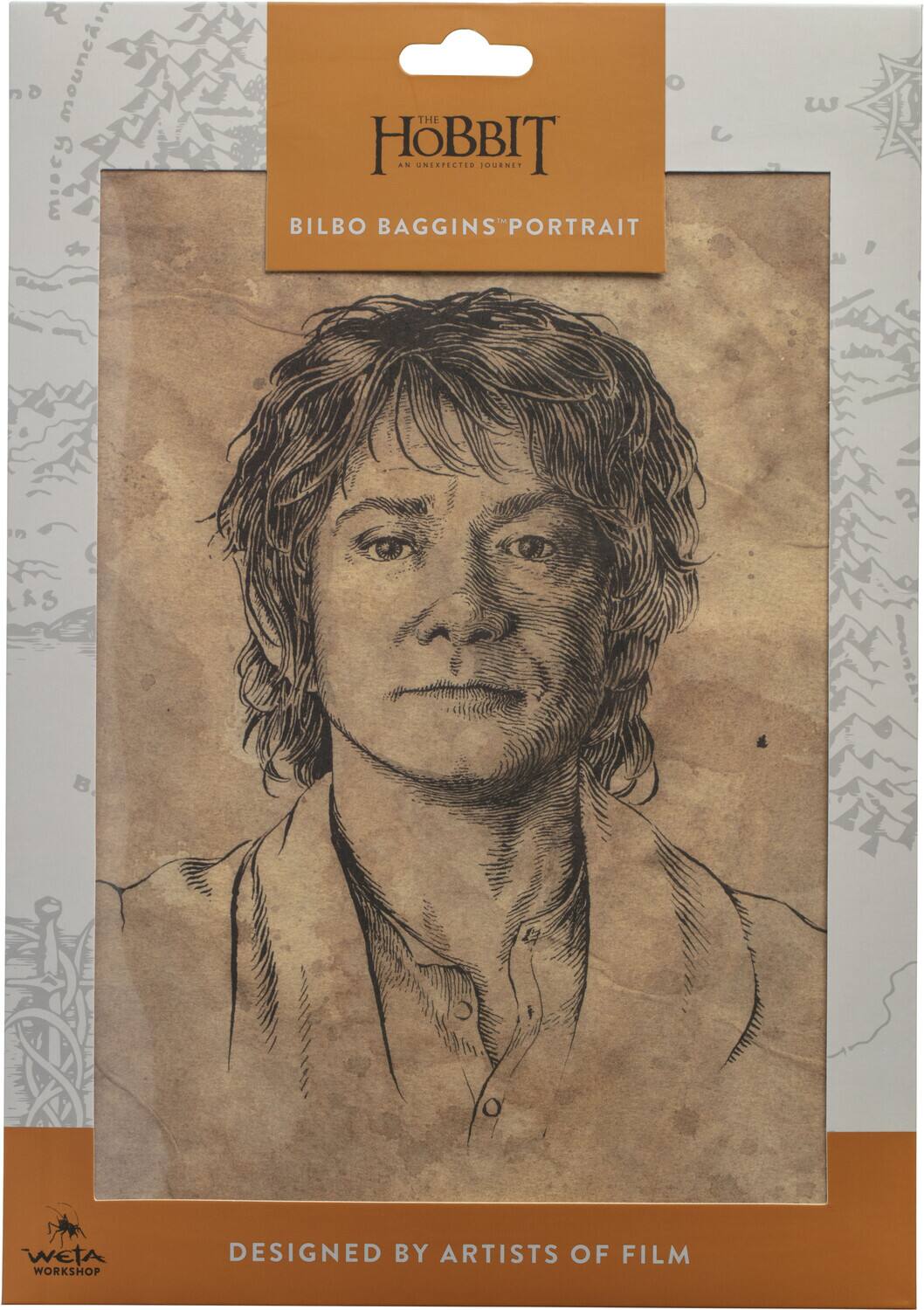 The Hobbit: An Unexpected Journey  
Bilbo Baggins Portrait  
Designed by Artists of Film  
Weta Workshop