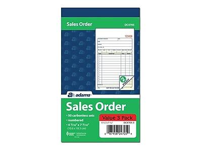 Sales Order DC4705

123438

PANT

Sales Order 50 carbonless sets numbered 4 3/16 x 7 3/16 (10.6 x 18.3 cm)

Value 3 Pack

DC4705

81958 04705