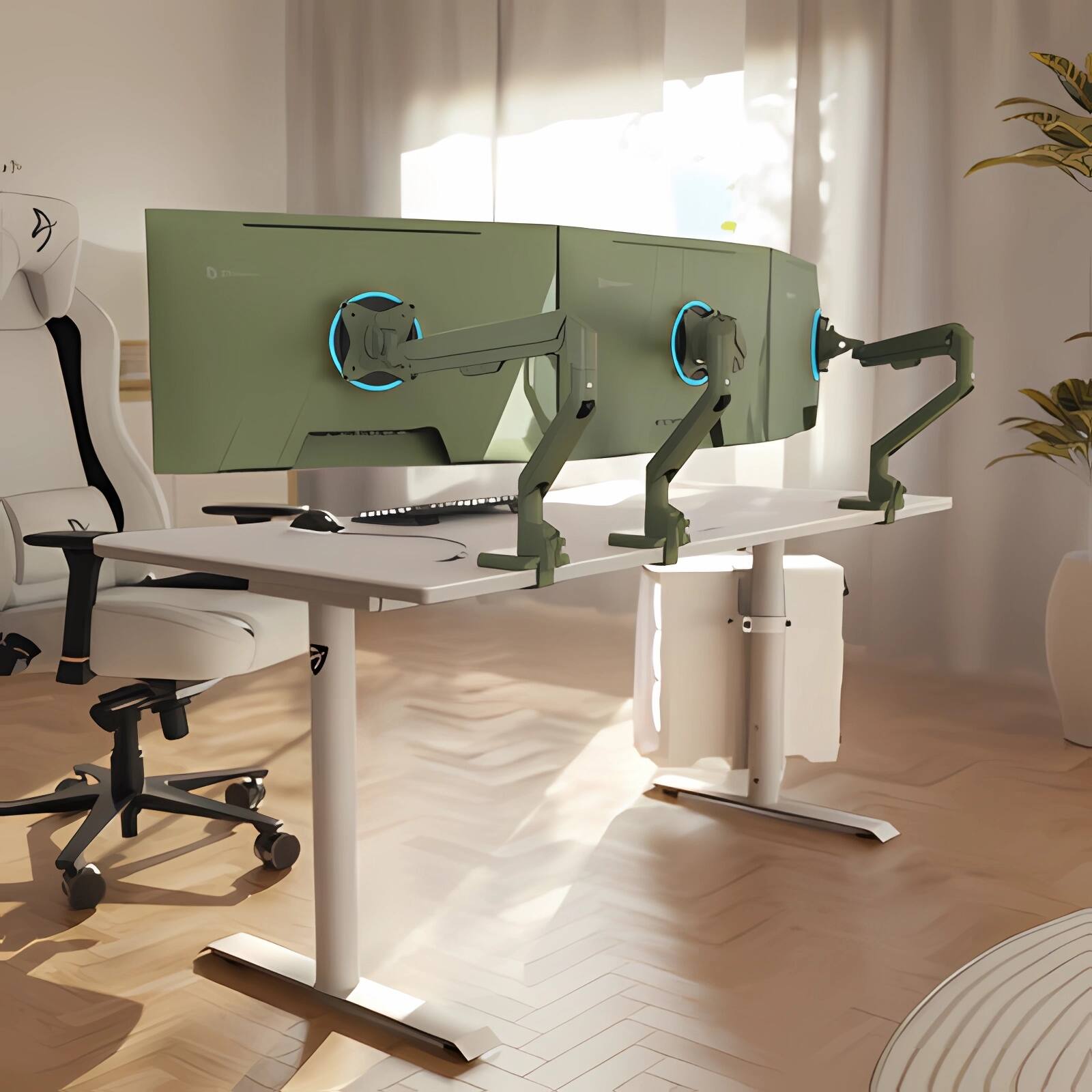 Alt View 1. Arozzi - Arozzi – Nova 27" IPS QHD 180Hz Gaming Monitor – Forest Green - Forest Green.