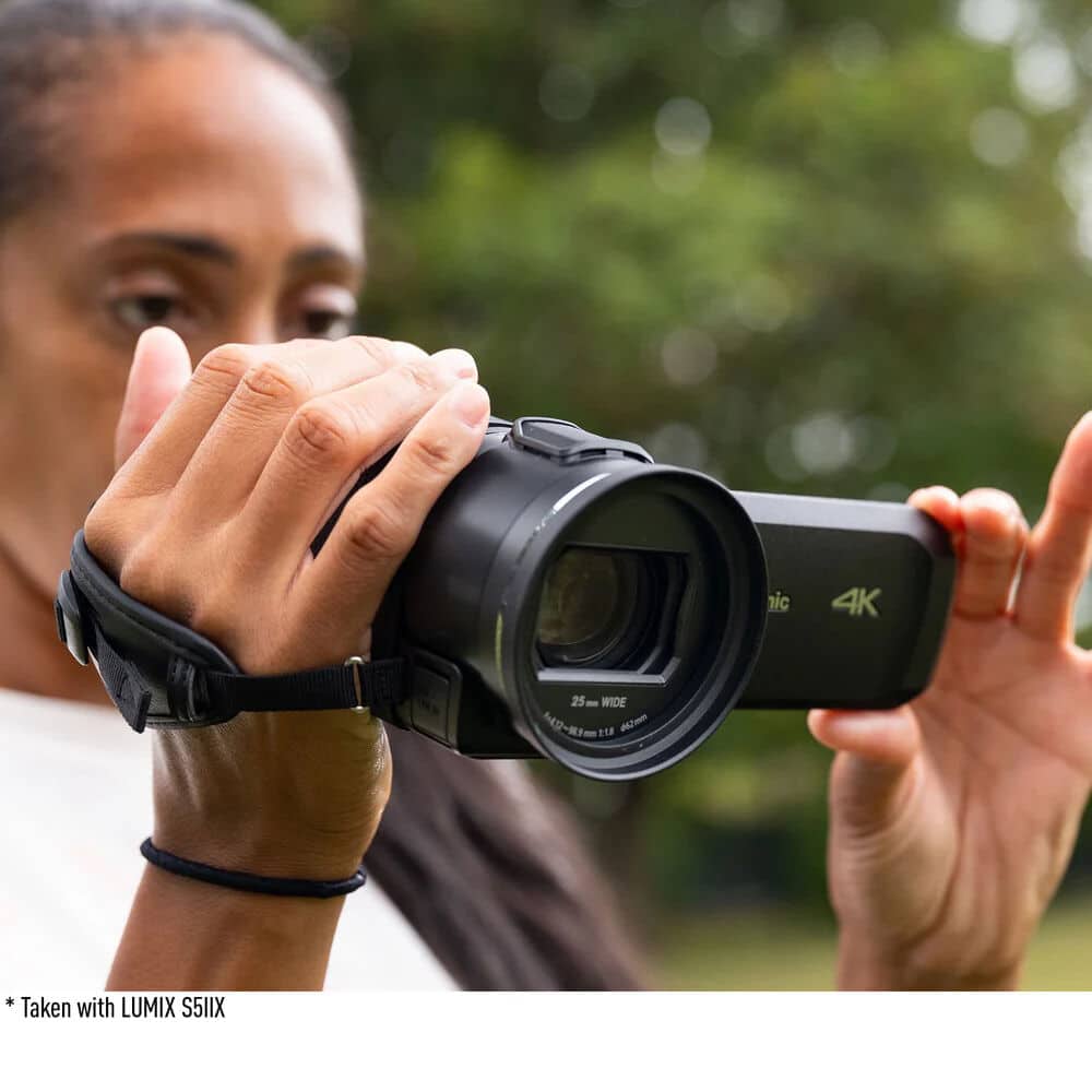 Panasonic HC VX3 UHD 4K Lightweight Camcorder with 24x Zoom +