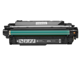 HP - 654X High Yield Black Original LaserJet Toner Cartridge, ~20,500 pages,