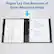 Pages Lay Flat Because of Back-Mounted Rings
Left Page:
- Notable Terms and Definitions
- Kith - hometown
- Kin - family
- Sumer - making pottery
- Linguist - reading for a living
- Thes - list
- White - snow
- Vow - promise
- Vibe - air
Right Page:
- Thes List
- White - snow
- Vow - promise
- Vibe - air