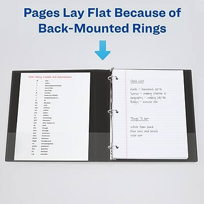 Pages Lay Flat Because of Back-Mounted Rings

Left Page:
- Notable Terms and Definitions
- Kith - hometown
- Kin - family
- Sumer - making pottery
- Linguist - reading for a living
- Thes - list
- White - snow
- Vow - promise
- Vibe - air

Right Page:
- Thes List
- White - snow
- Vow - promise
- Vibe - air