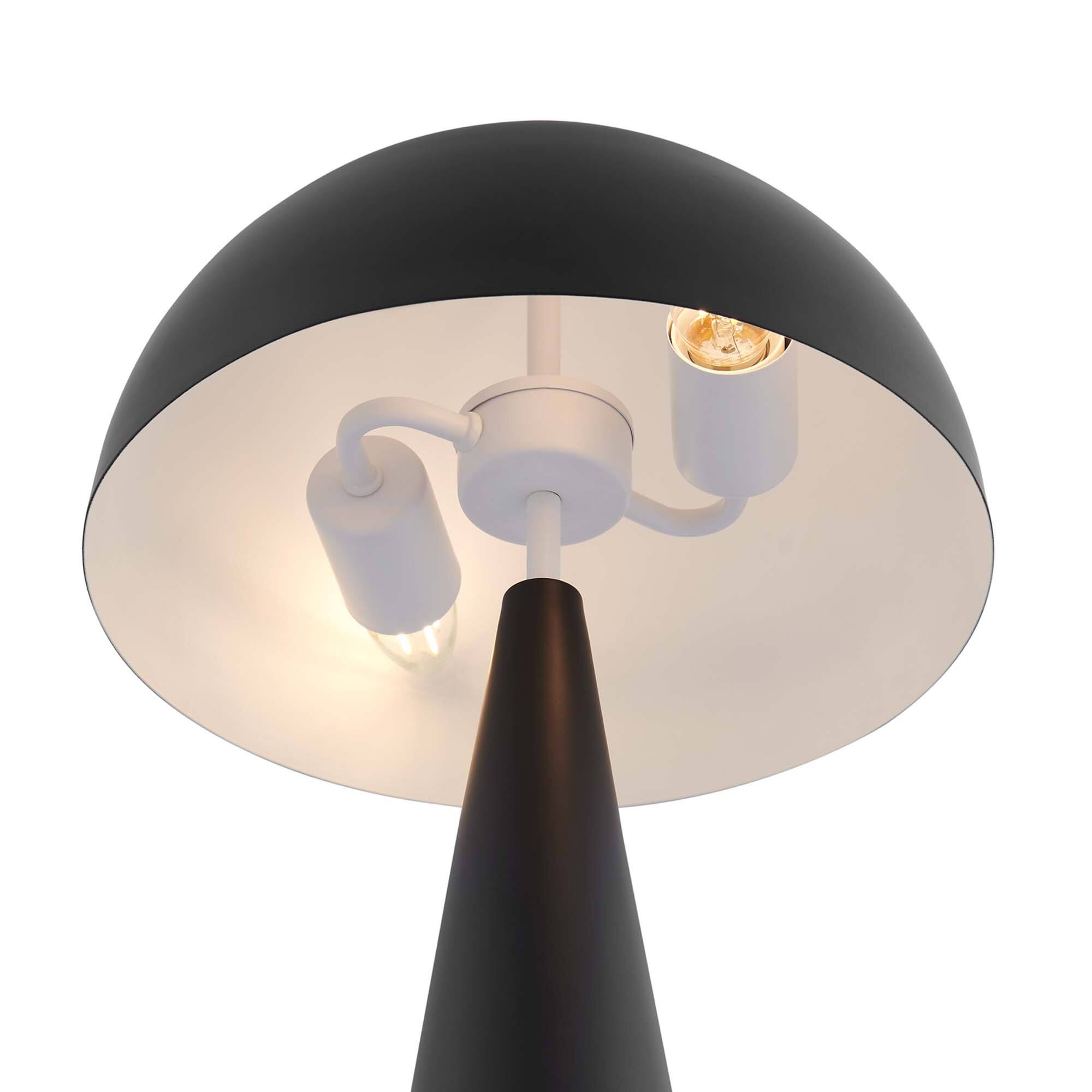 Alt View 4. Modway - Selena Metal Table Lamp by Modway - Black.