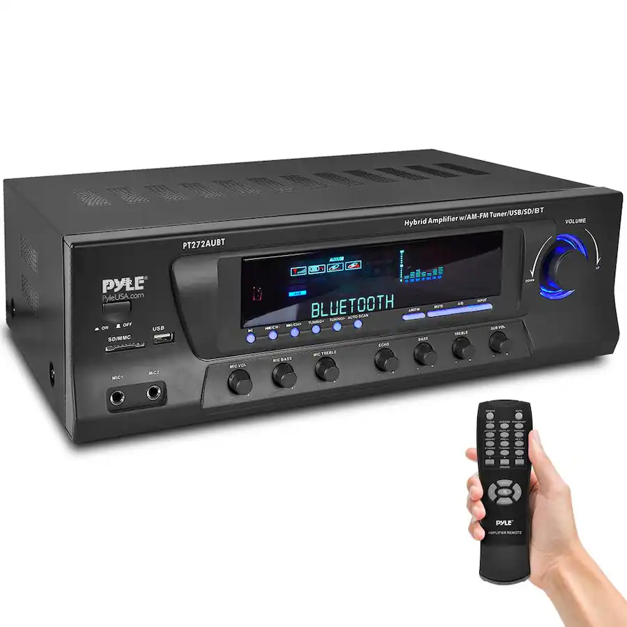 Pyle Bluetooth Home Amplifier Black PT272AUBT - Best Buy