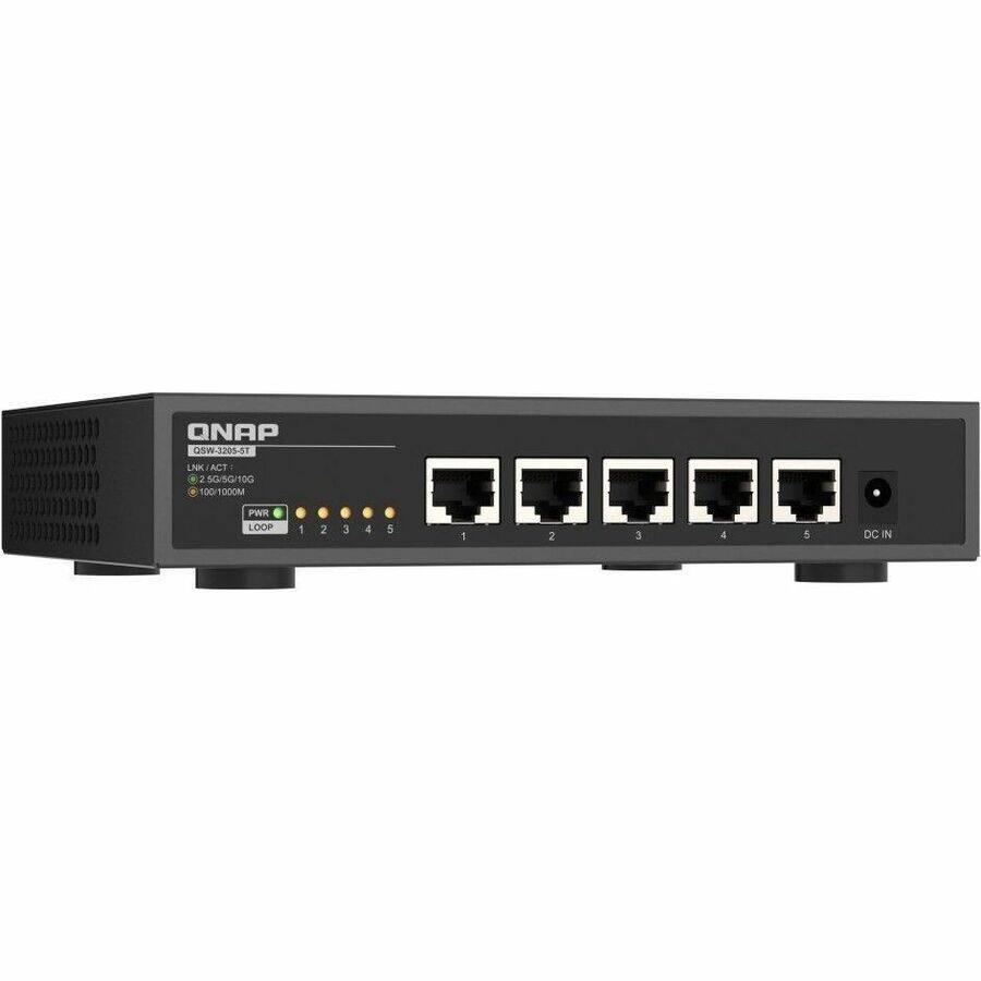 ONAP QSW-3205-ST  
LNK: ACT  
2.5G/5G/10G  
DC IN  
LOOP 1 2 3 4 5  
PWR