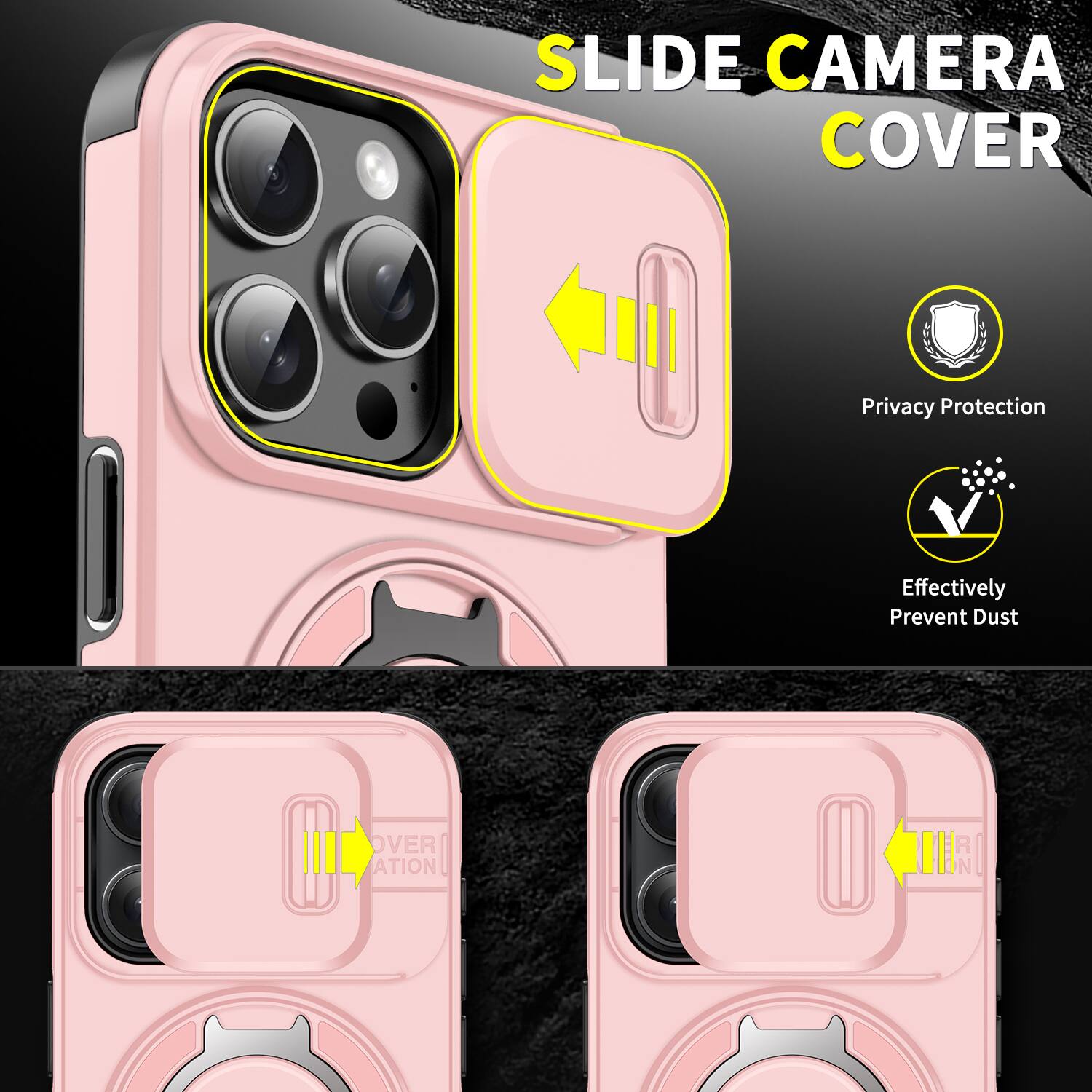 SLIDE CAMERA COVER

Privacy Protection

Effectively Prevent Dust