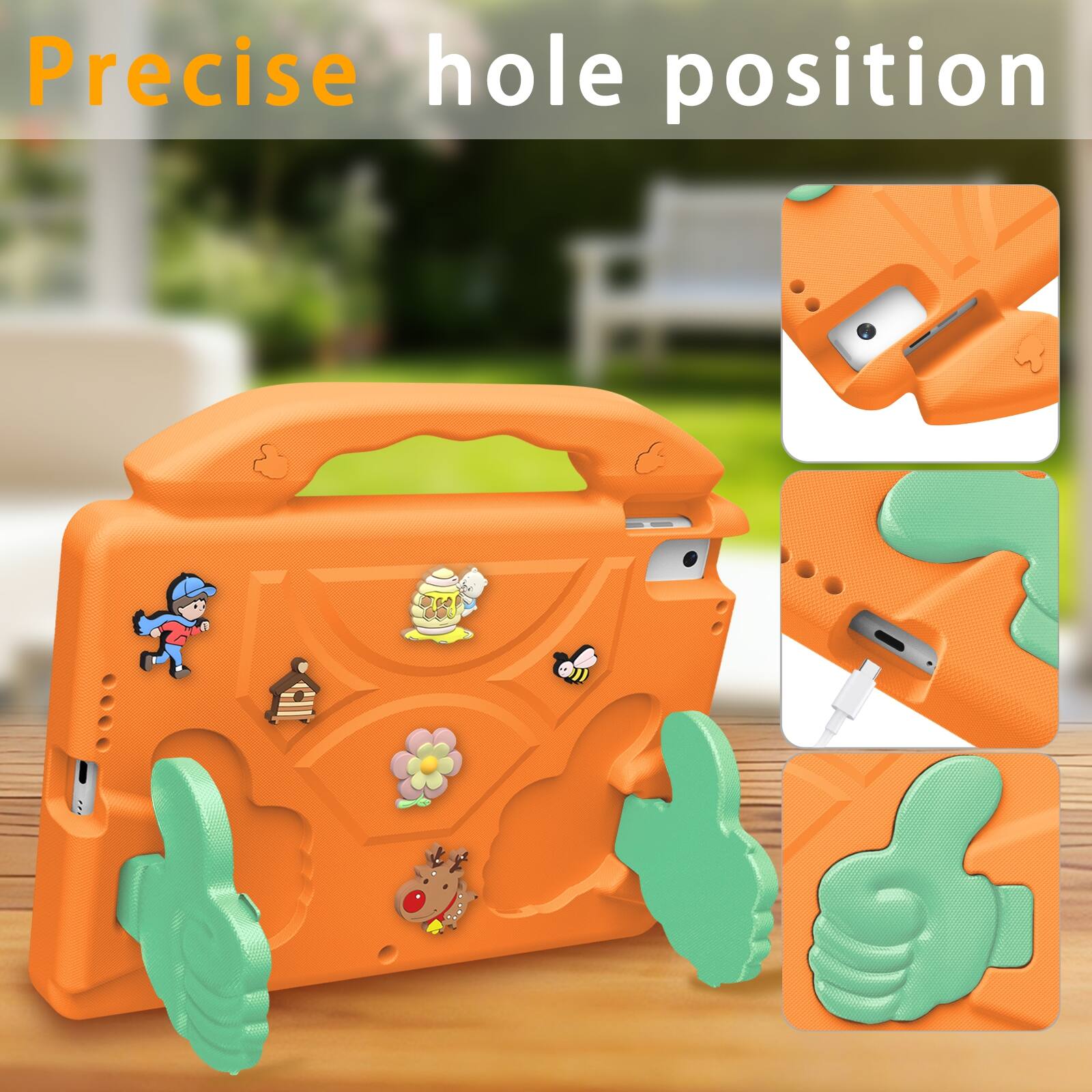 Precise hole position