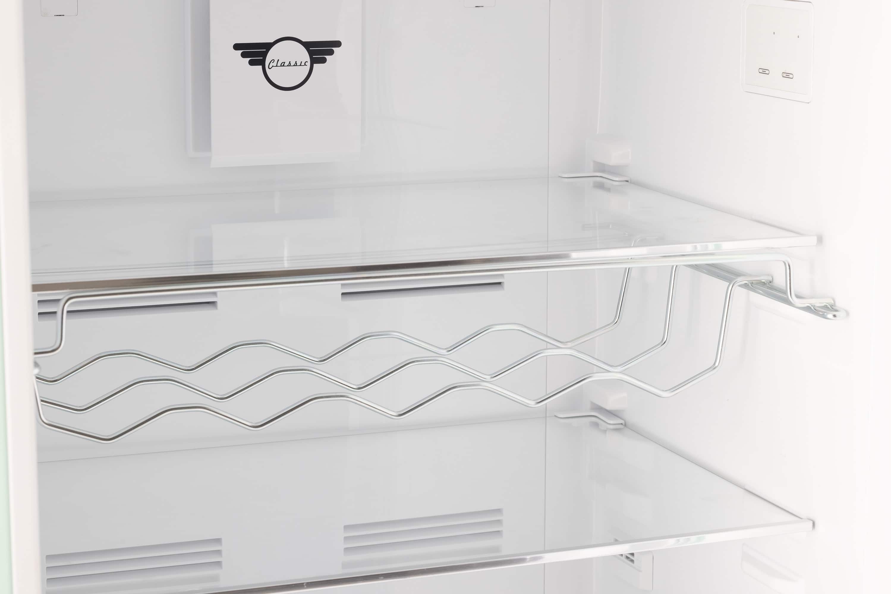 Alt View 1. Unique Appliances - Classic Retro 11 cu.ft. Top Freezer Refrigerator - Matte Black.