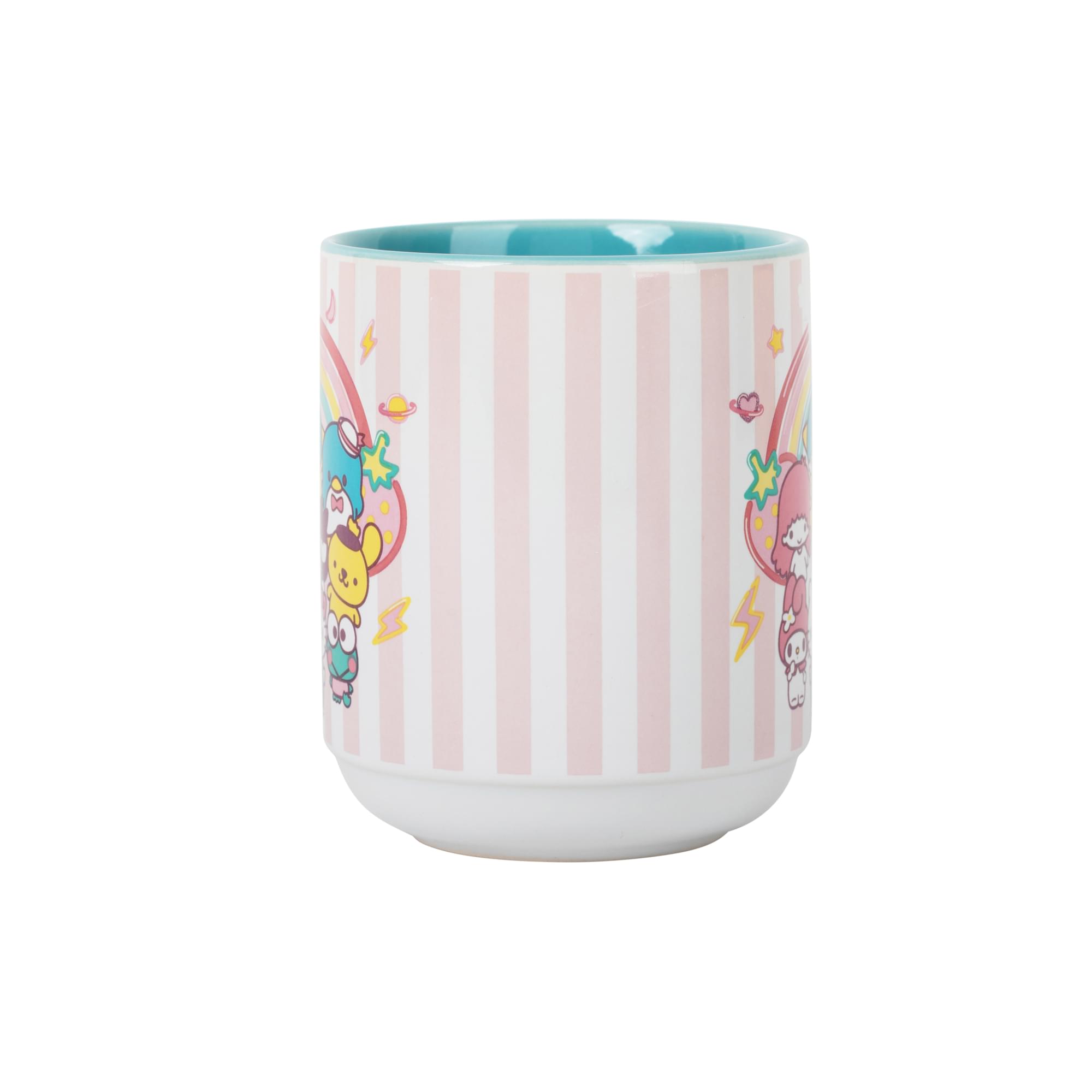Alt View 1. Silver Buffalo - Sanrio Hello Kitty and Friends Asian Ceramic Tea Cup | Holds 12 Ounces - Pink.