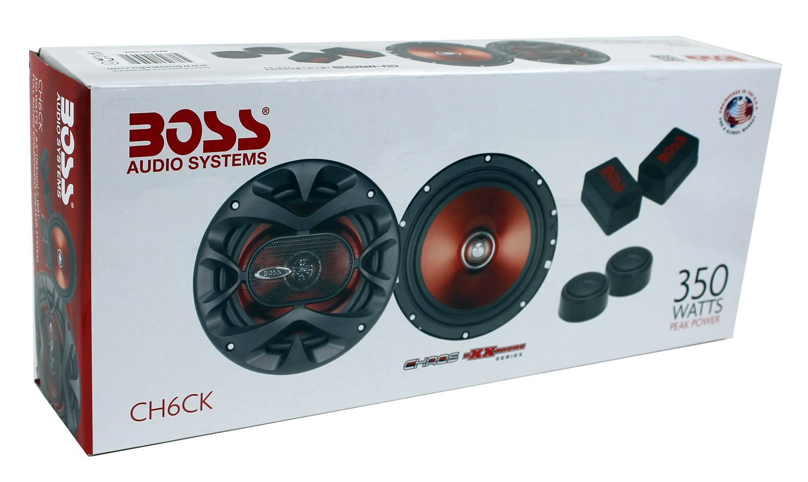 BOSS AUDIO SYSTEMS  
CH6CK  
CHAOS XX SERIES  
350 WATTS PEAK POWER