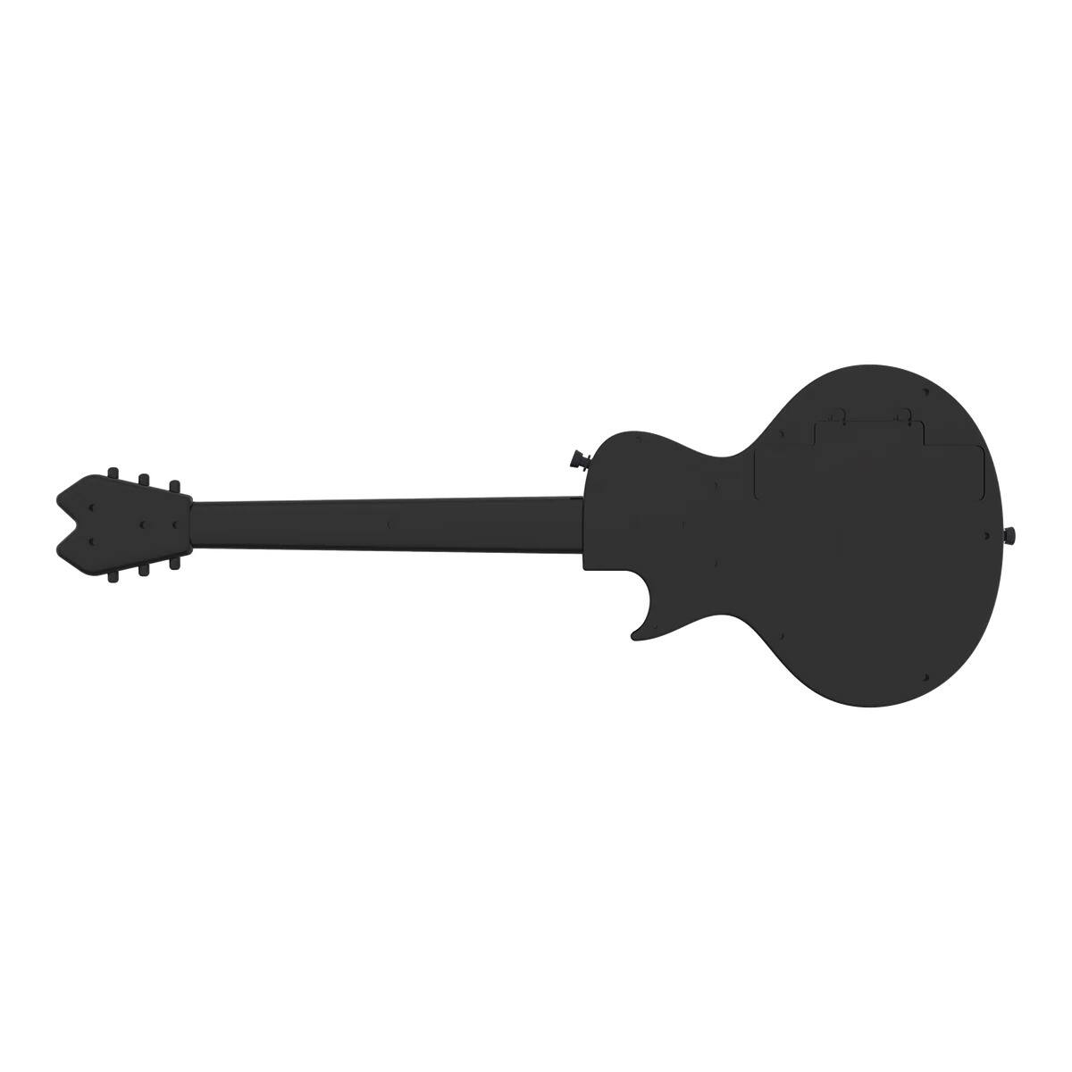 Back. Hyperkin - Hyperkin "Hyper Strummer" Wireless Guitar for Wii - Black - Black.