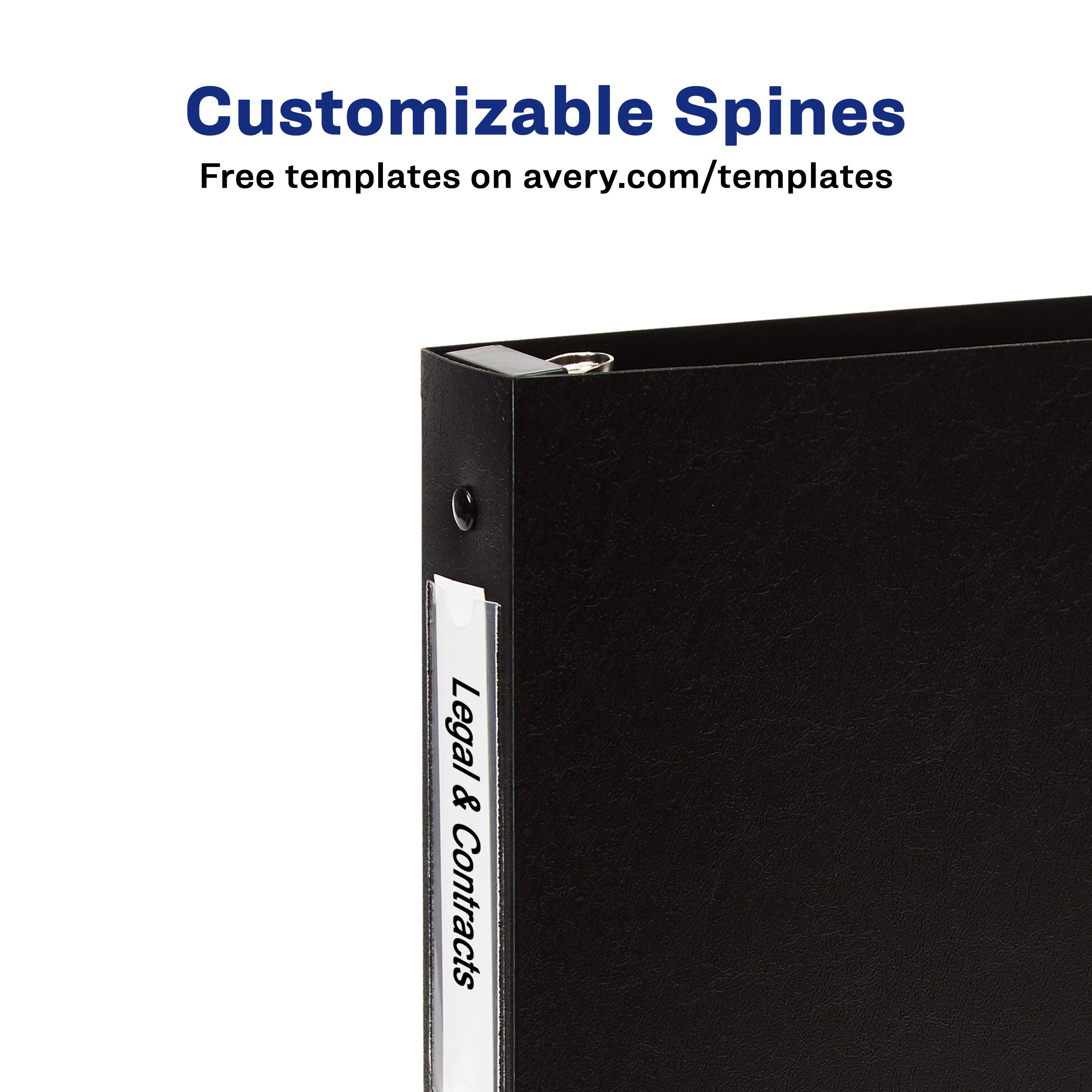 Customizable Spines  
Free templates on avery.com/templates  
Legal & Contracts