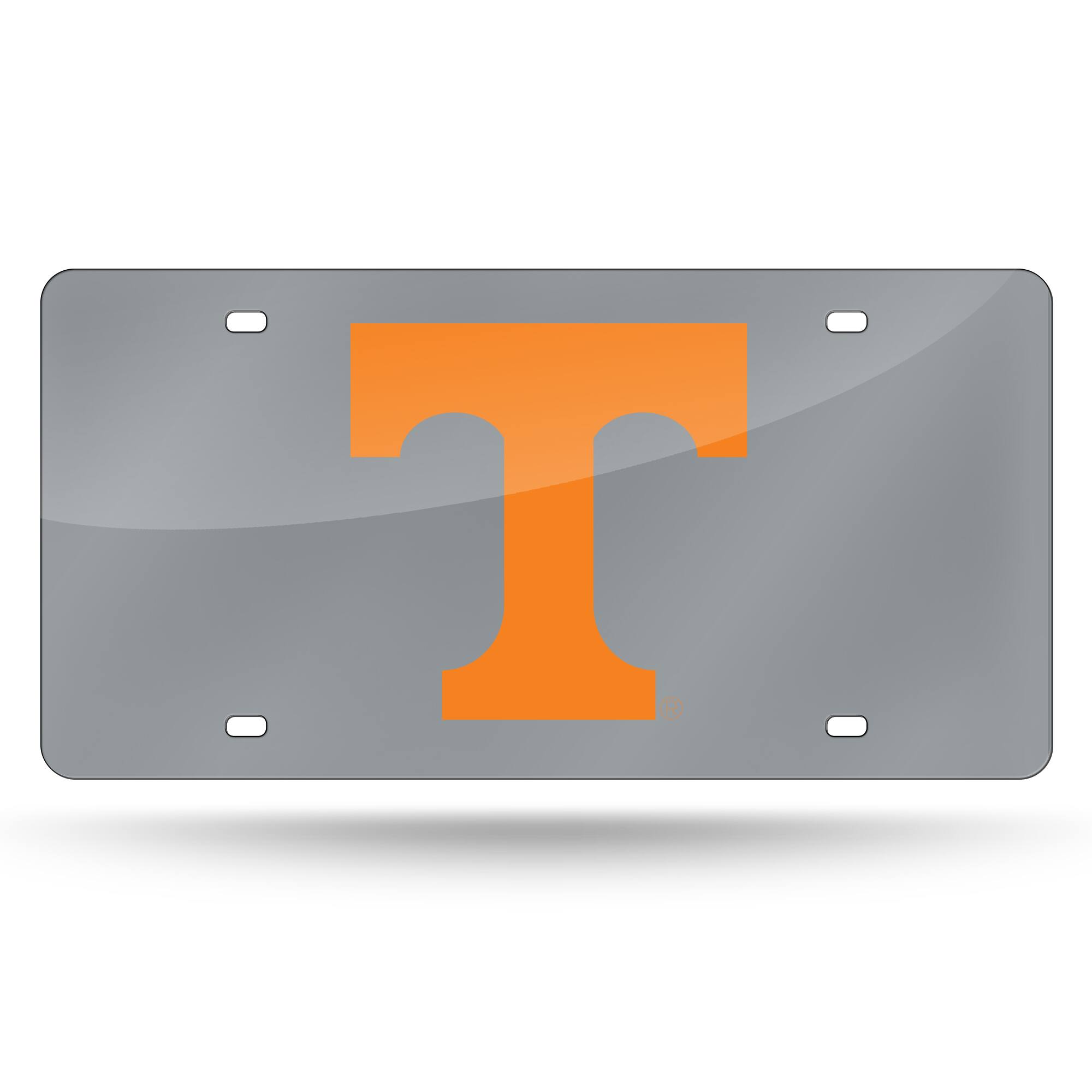 Front. Rico Industries - Tennessee Volunteers Mirrored Laser Cut License Plate Laser Tag - Multi.
