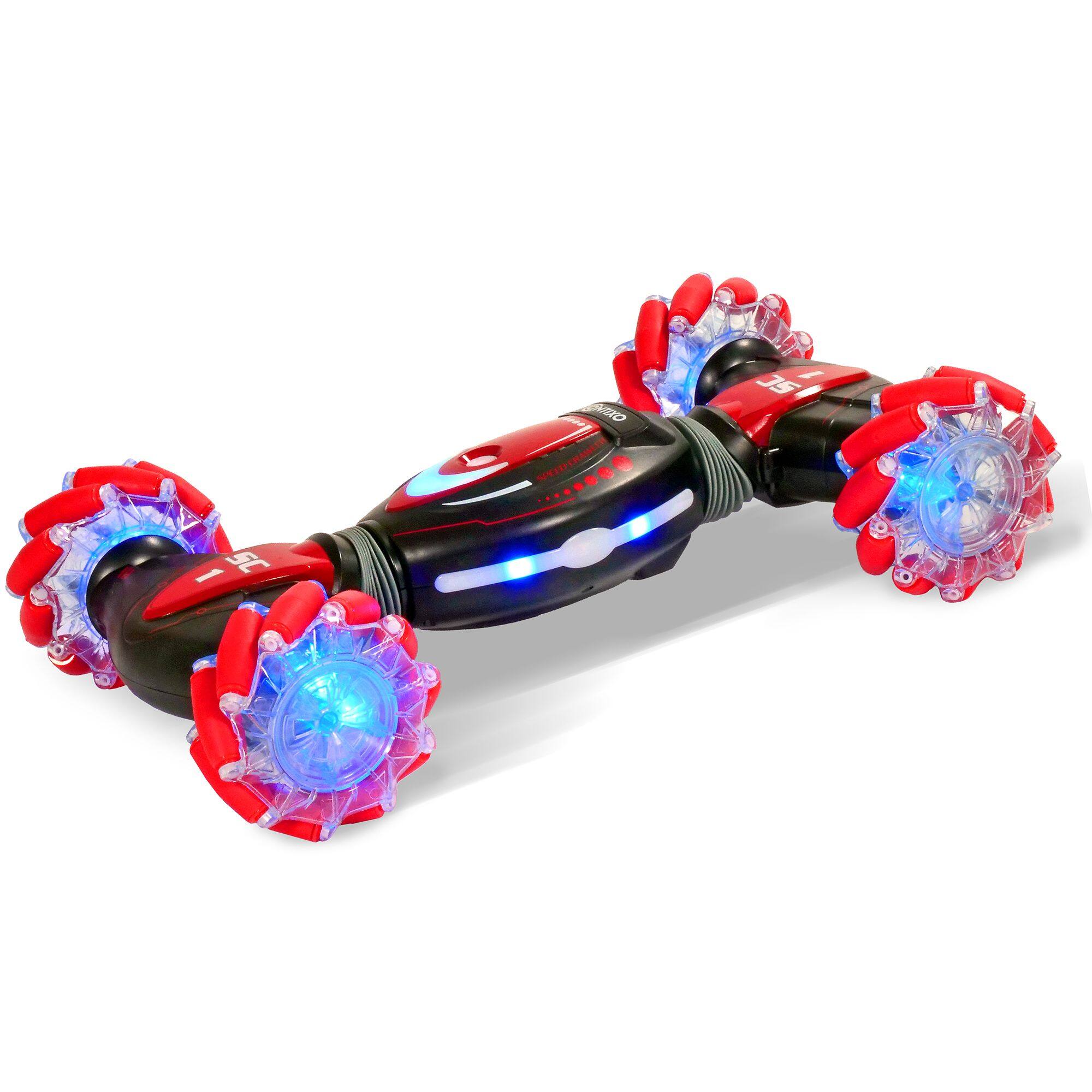 Left. Contixo - SC1 Gesture-Sensing RC Stunt Car - Red.