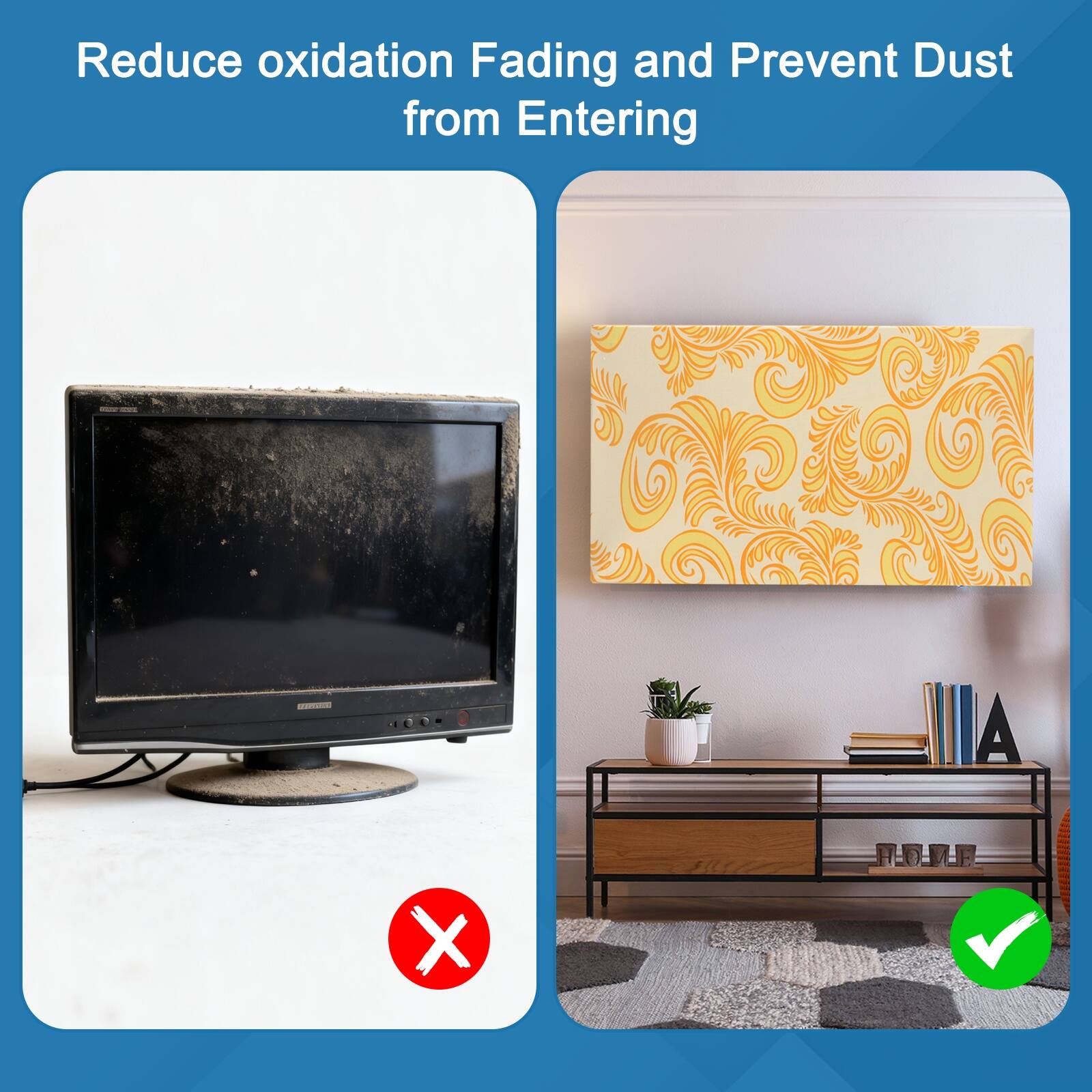 Reduce oxidation Fading and Prevent Dust from Entering