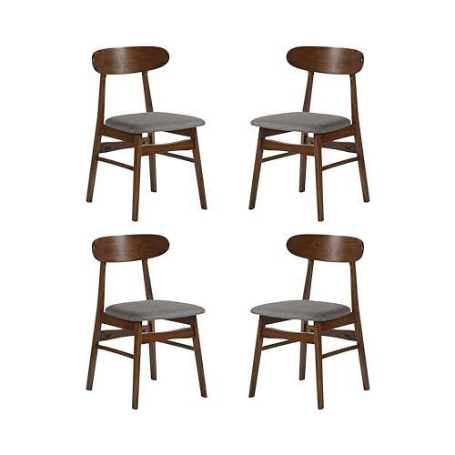 New Classic Furniture - Morocco Dark Solid Wood Dining Chair (Set of 4) - Gray