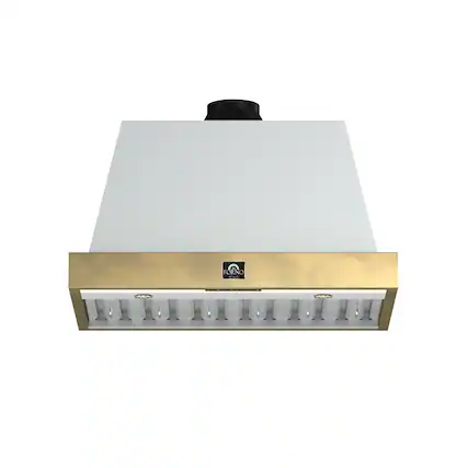 Forno Appliances - 36 inches - Externally Vented - Wall Range Hood - White