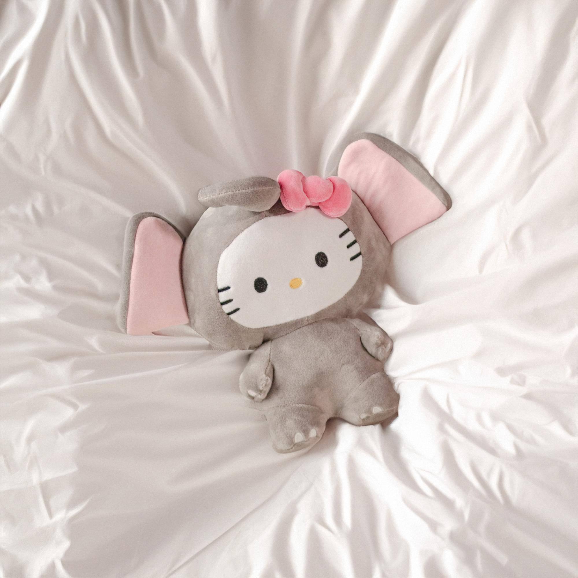 Alt View 10. Hello Kitty - Sanrio Hello Kitty Animal Disguise 7 Inch Plush | Elephant - Grey.