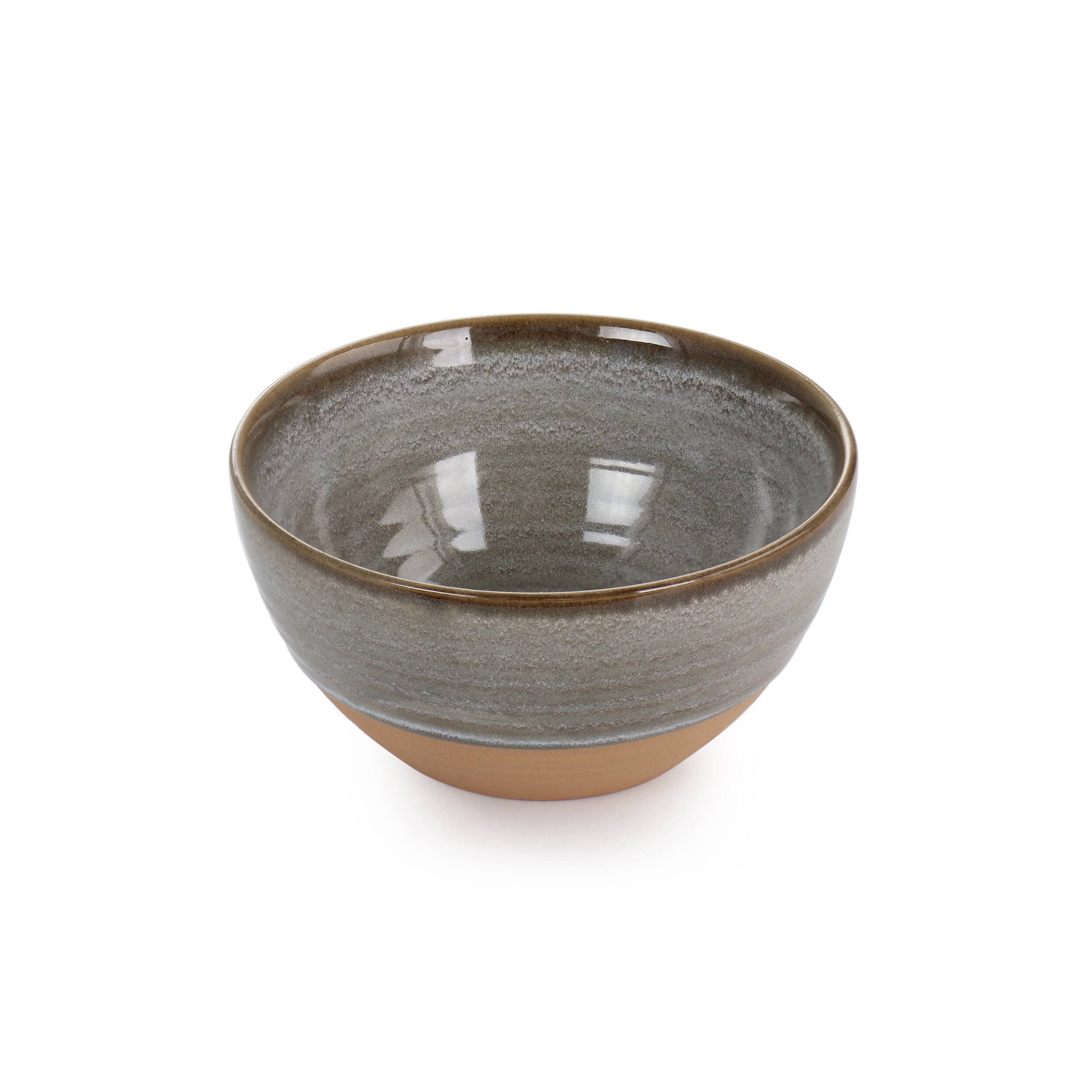 Alt View 4. Gibson - Gibson Elite 12 Piece Dreamweaver Round Earthenware Dinnerware Set in Gray - Gray.