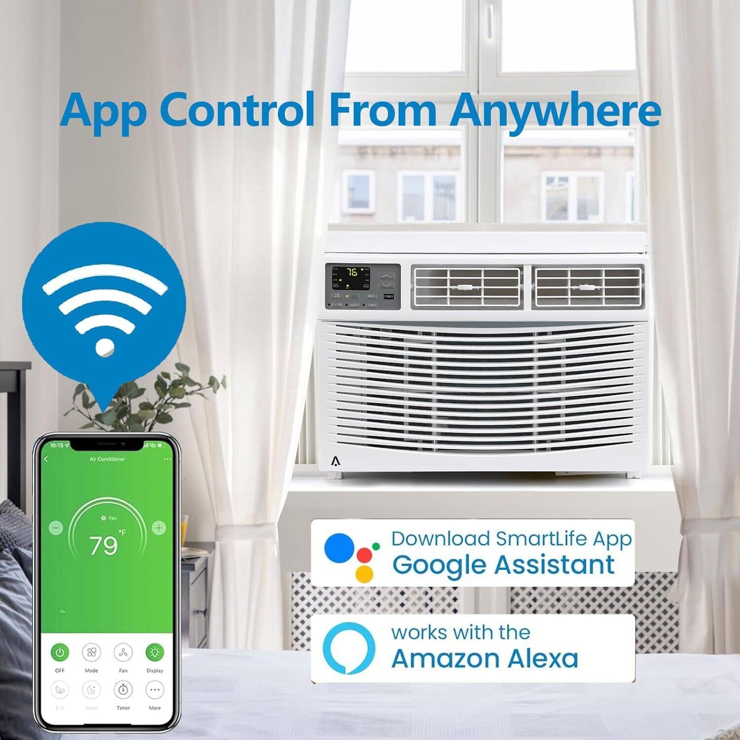 App Control From Anywhere

Download SmartLife App

Google Assistant

works with the Amazon Alexa