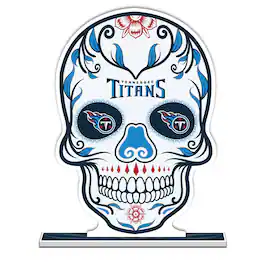 UPI Marketing - Tennessee Titans 10" Sugar Skull Standee - Multicolor