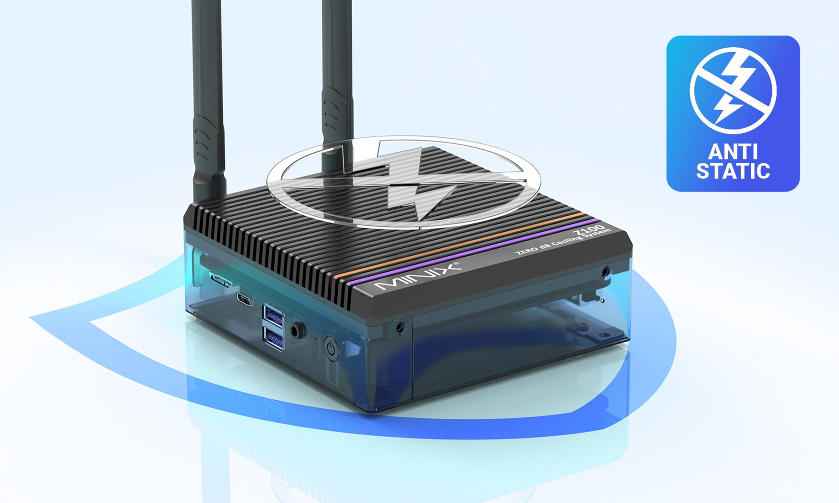 H 2100 Wyslem da cosling ZERO MINI Ge G ANTI STATIC