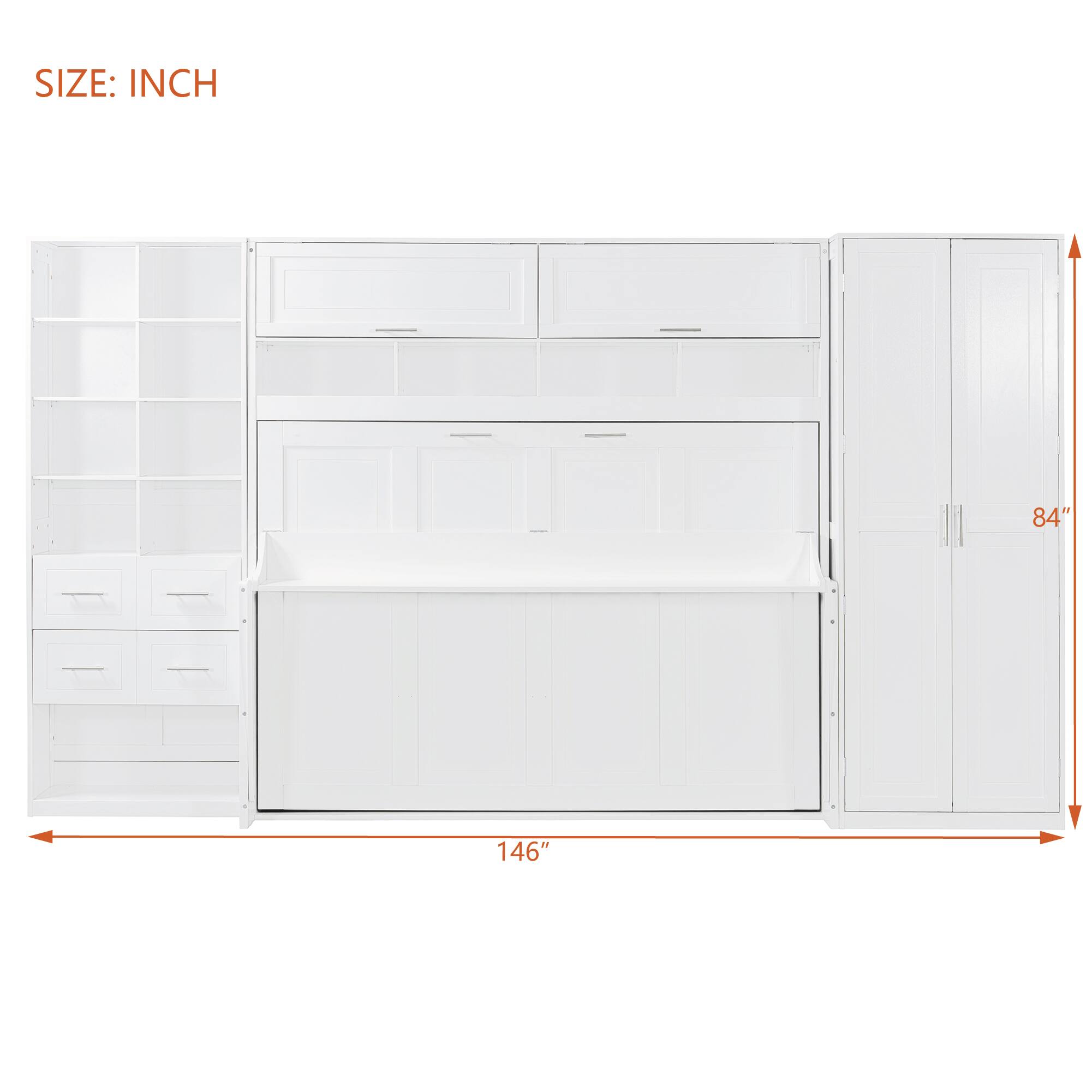 SIZE: INCH

146"

84"