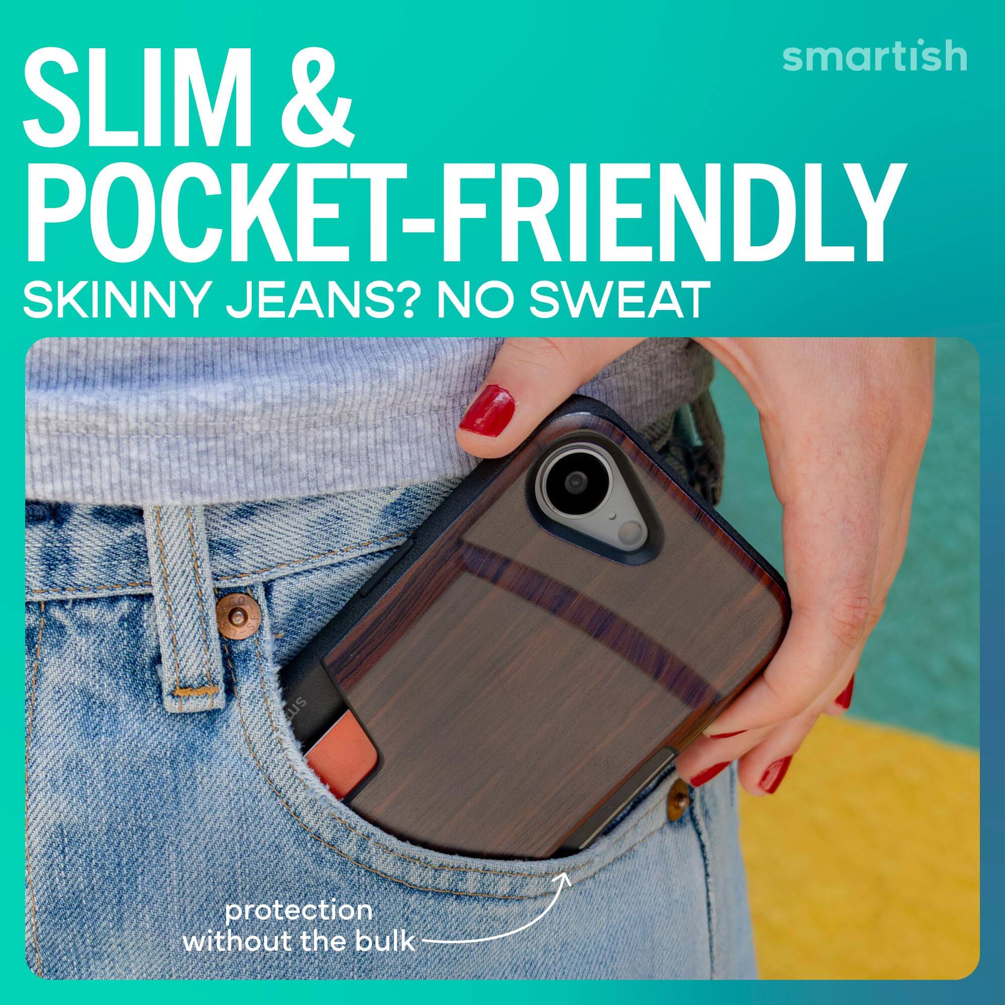 smartish  
SLIM & POCKET-FRIENDLY  
SKINNY JEANS? NO SWEAT  
protection without the bulk