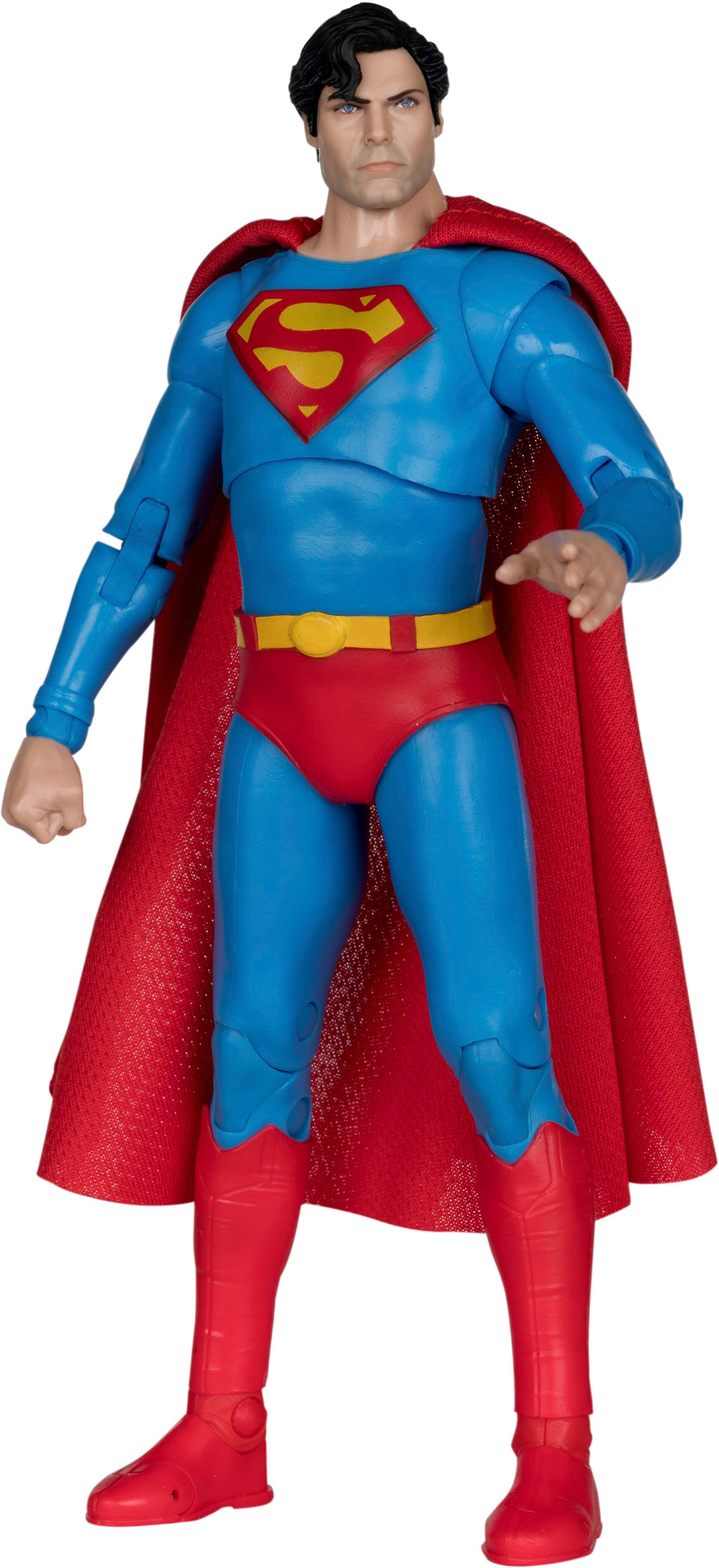 Left. McFarlane Toys - DC Multiverse Superman: The Movie (1978) 7" Figure - McFarlane Collector Edition #25.