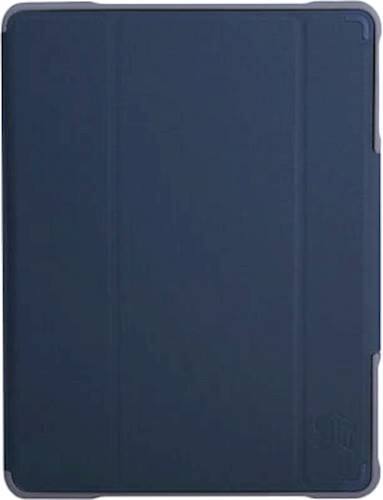 Front. STM - Dux Plus Duo Folio Case for Apple® iPad® Pro 10.5" and iPad® Air (3rd Gen) - Midnight Blue.