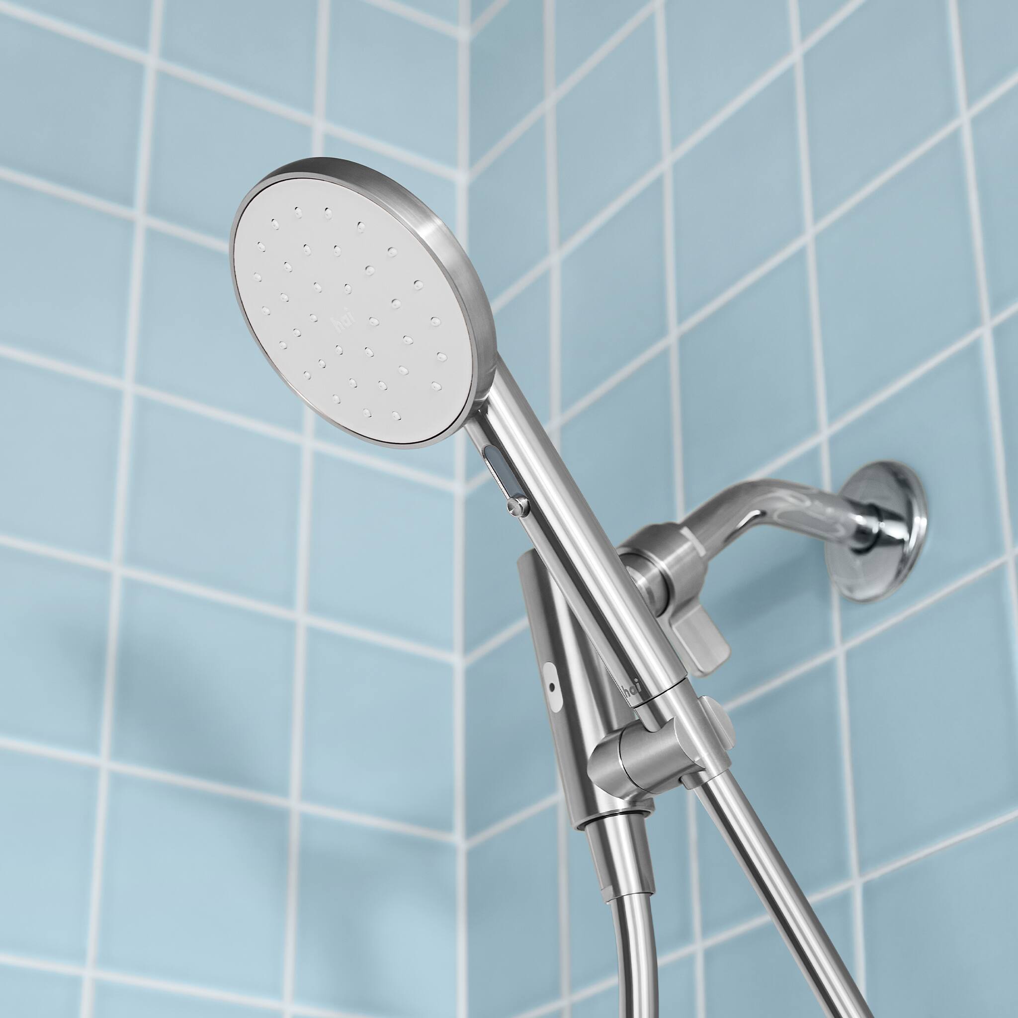 Alt View 18. hai - Smart 2.5 GPM Handheld Showerhead - Moon.