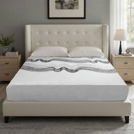 Kadyn - 12-Inch King Mattress - Ultra-Breathable Sterilizing Design with High Rebound Support for Modern Bedrooms - White