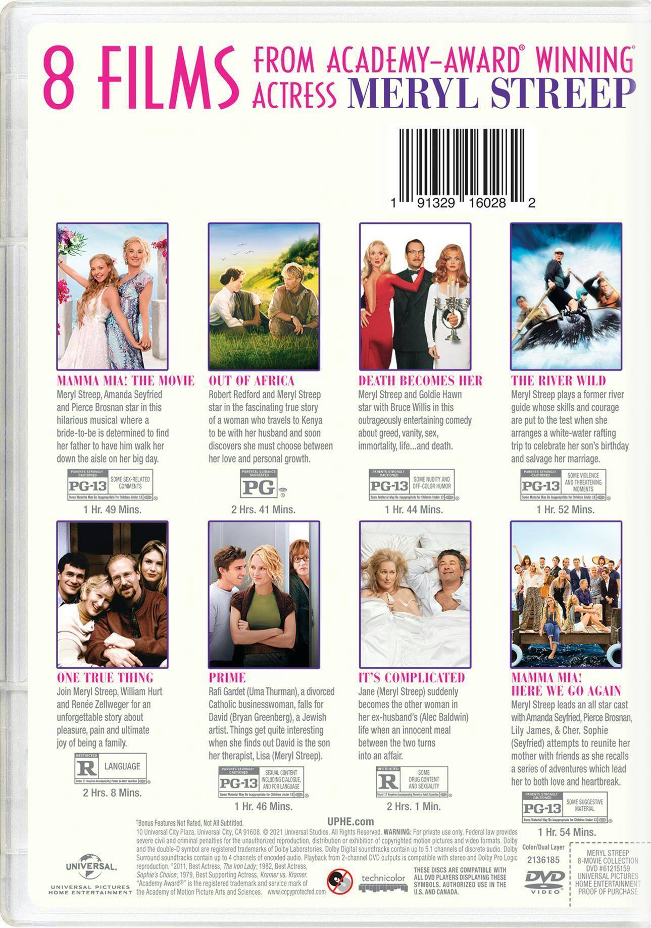 Angle. Meryl Streep 8-Movie Collection (DVD Set) [DVD].