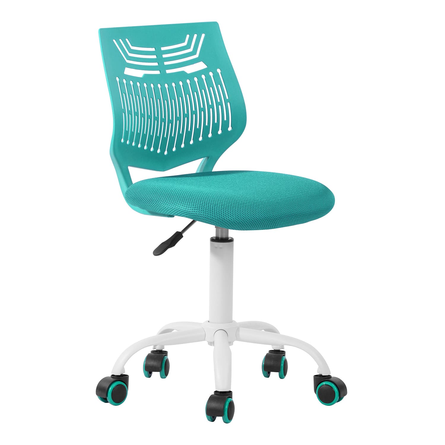 Spaco - Modern Kids Desk Chair, Ergonomic Study Chair with Height Adjustable Seat,360 Swivel Rolling Chair,Teen Boys Girls - Green