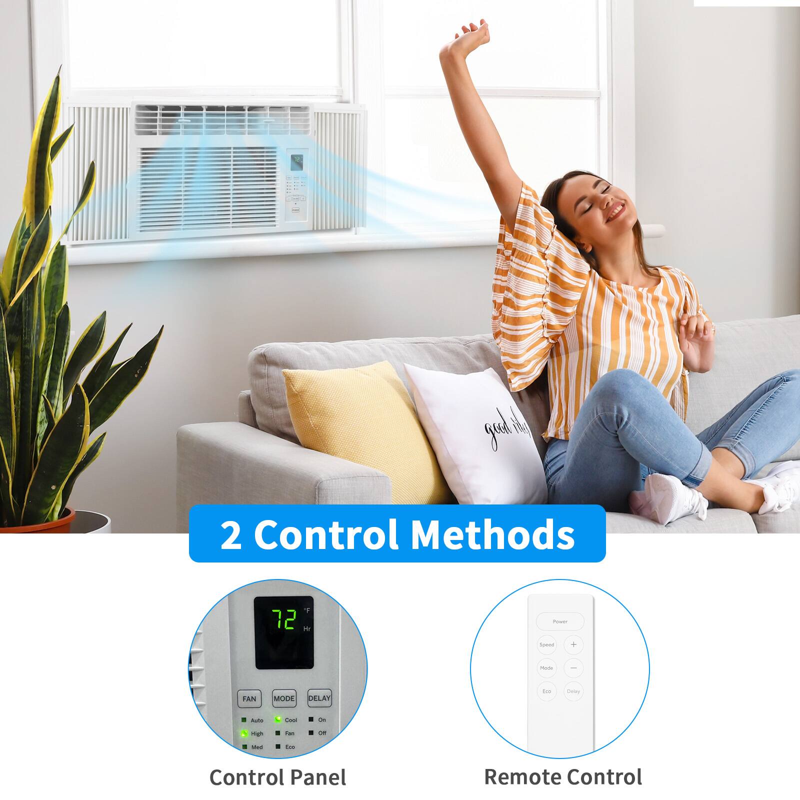 2 Control Methods

Control Panel

Remote Control
