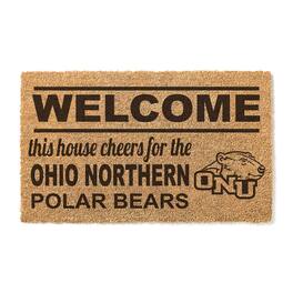 Jardine - Ohio Northern Polar Bears 18" x 30" Welcome Doormat - Brown