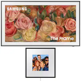 Samsung - 65" The Frame QLED 4K Smart TV (2024) + Photo Music Frame Smart Speaker Bundle