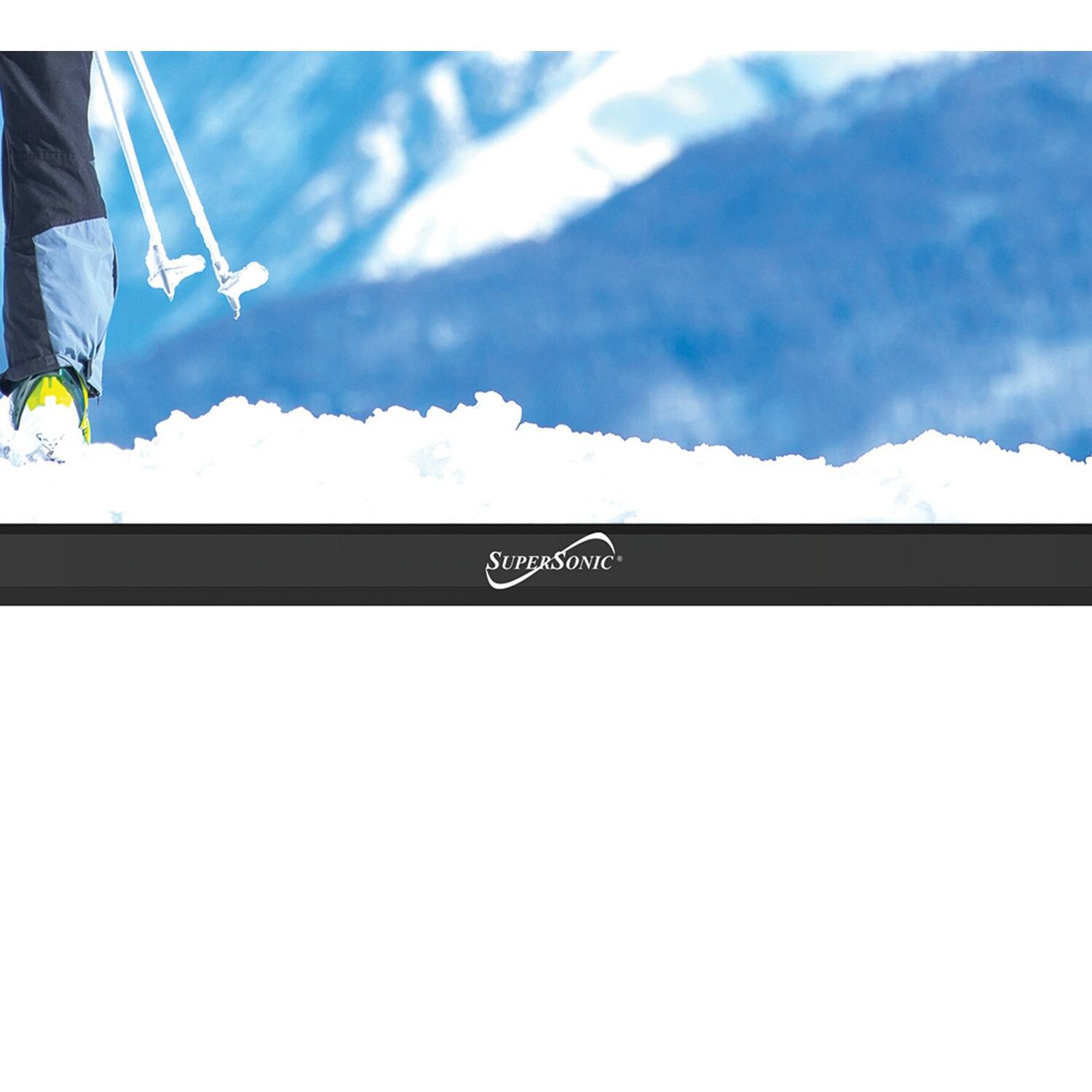 Left. Supersonic - 32" 1080p Widescreen LED HDTV with USB, SD Card Reader and HDMI.