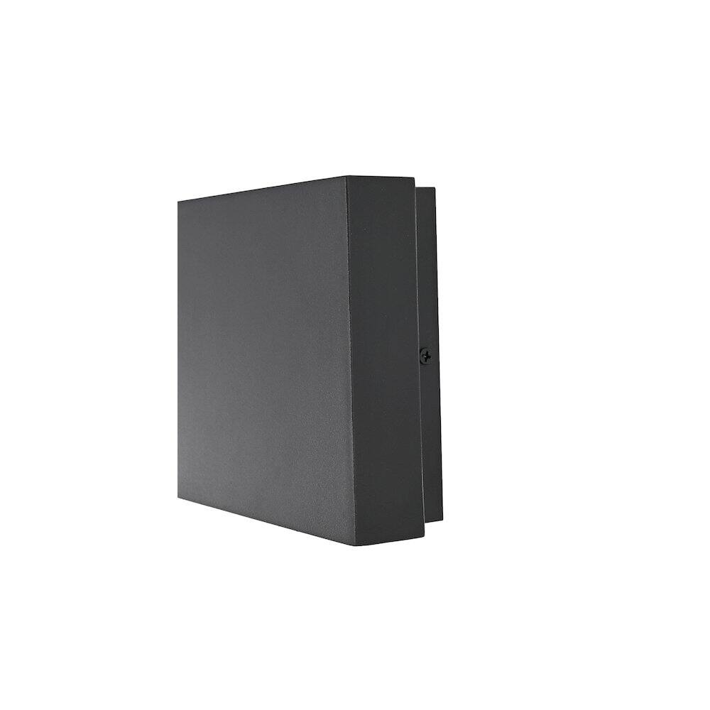 Left. Elegant Lighting - Colter 8.5 inch Outdoor Wall Sconce in Black - Black.