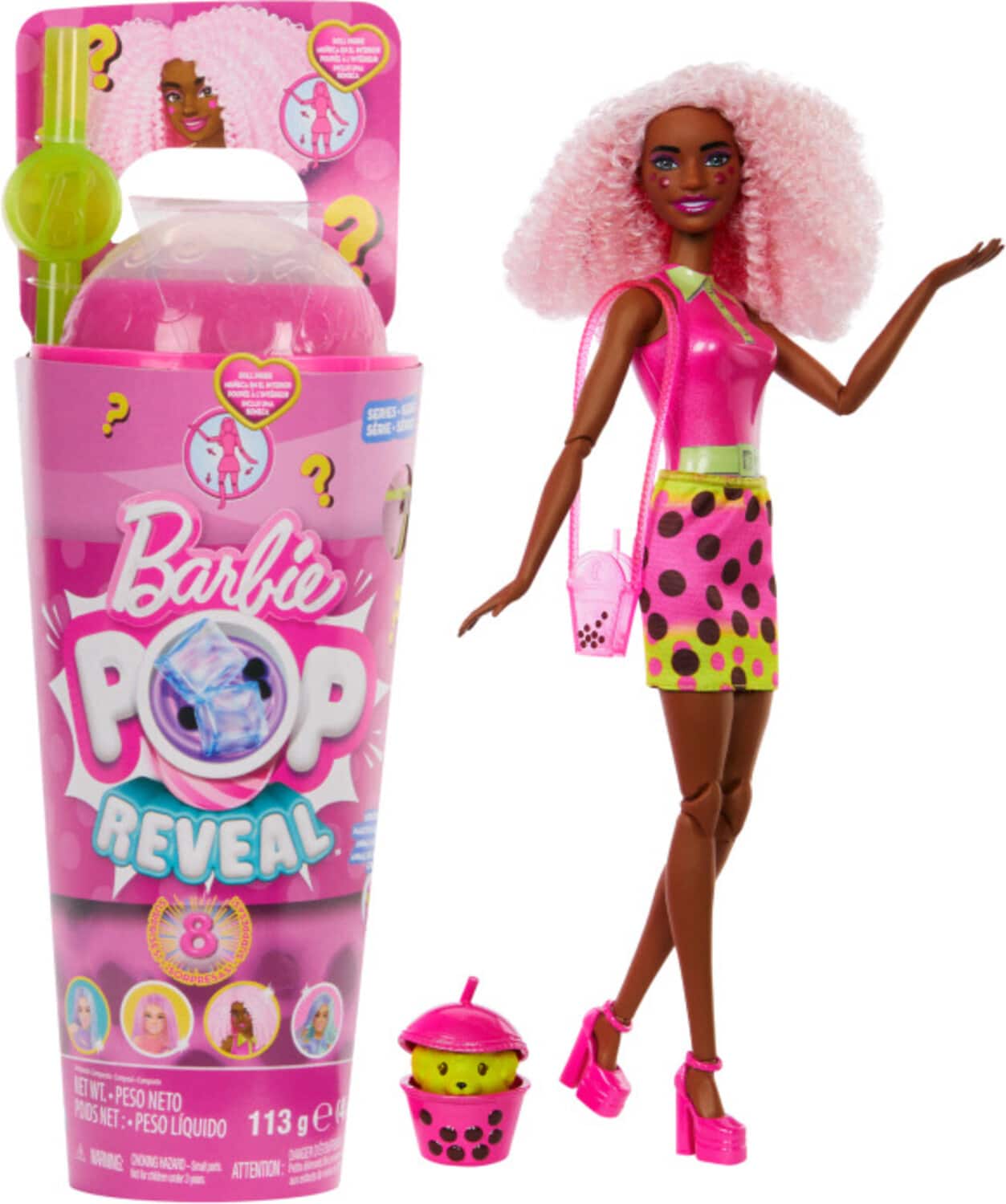 Mattel - Barbie Pop Reveal Boba Series Barbie Berry Bliss - COLLECTABLES - Multicolor