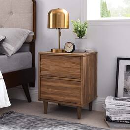 Vespera 2-Drawer Nightstand by Modway - Walnut