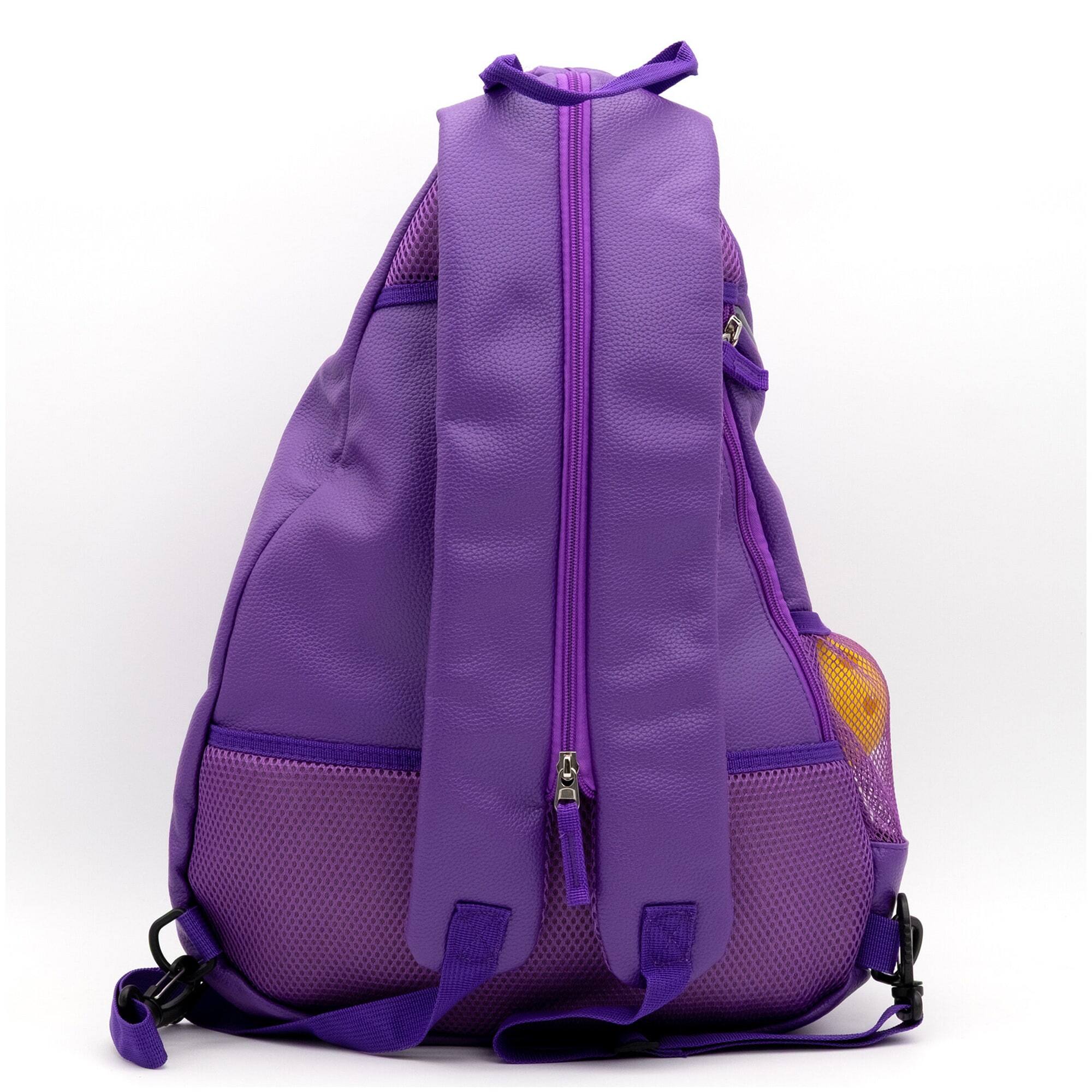 Alt View 1. Team Golf - LSU Tigers Embroidered Team Pickleball Backpack - Multicolor.