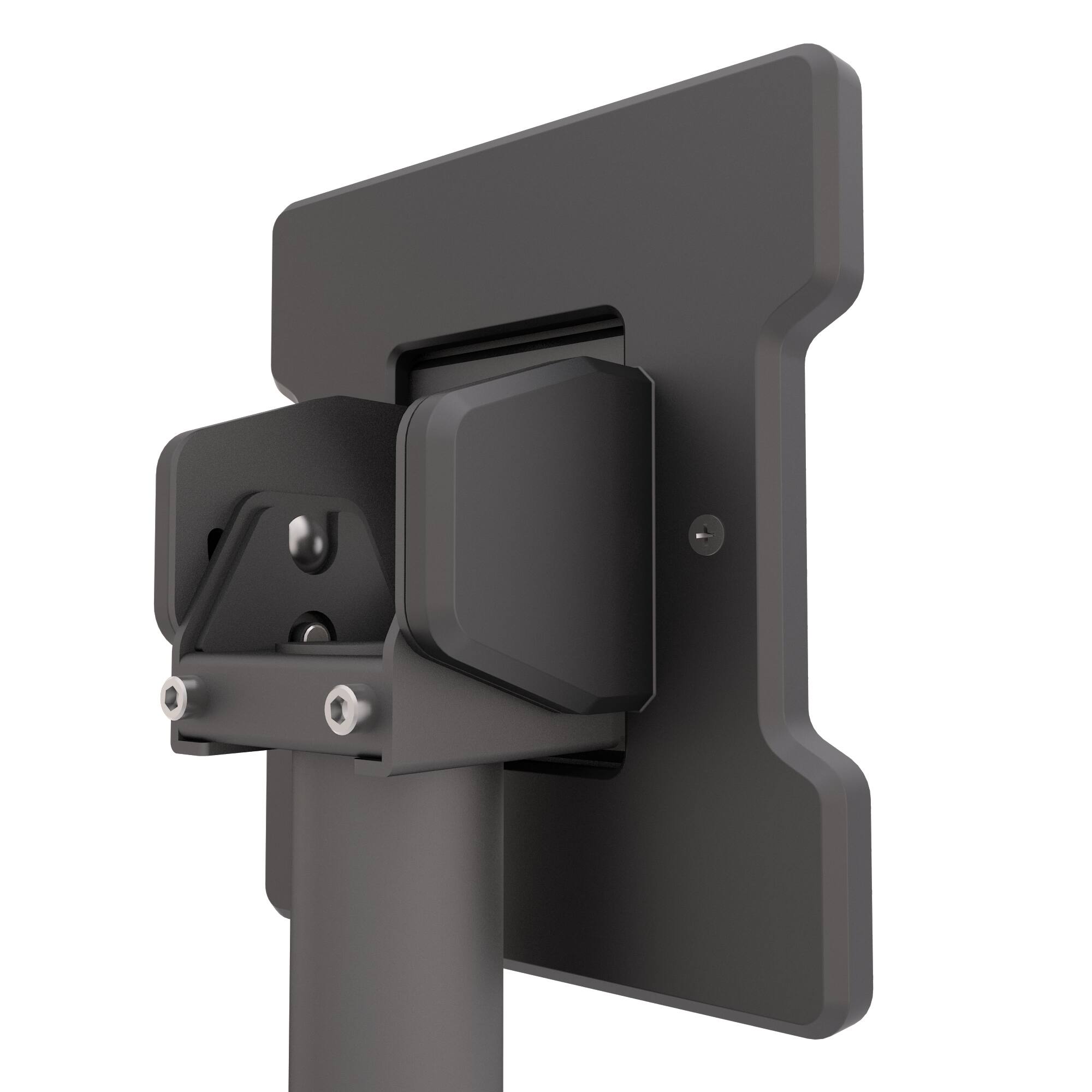 Alt View 5. Kanto - Kanto CM600SG Stainless Steel Full-Motion Outdoor Ceiling Mount for 37" - 70" TVs - Black.