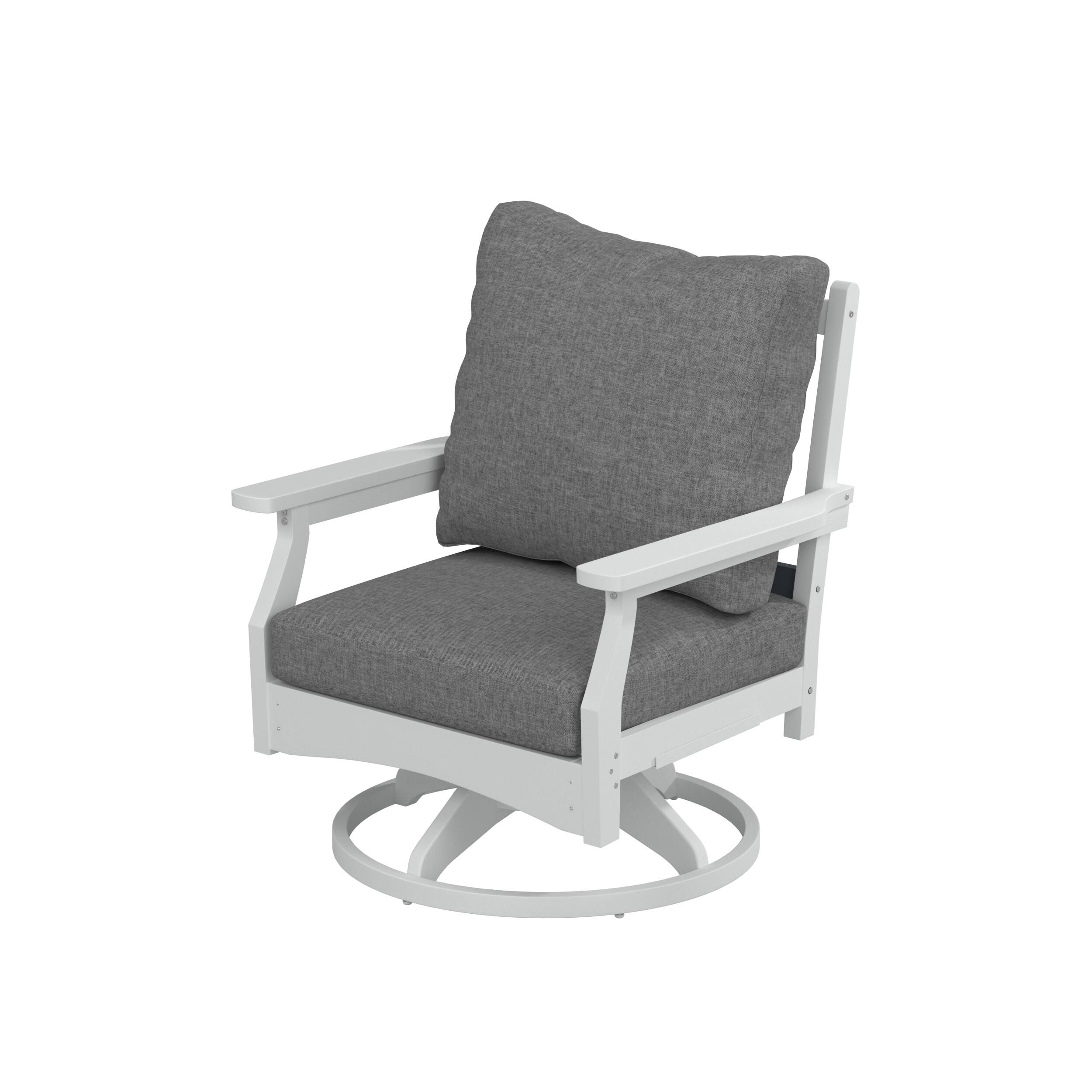 Back. LuXeo - Aspen Rock/Swivel Deep Seating Chairs-Two-Tone/Gray Cushions (Set of 2) - Two-Tone/Gray Cushion.
