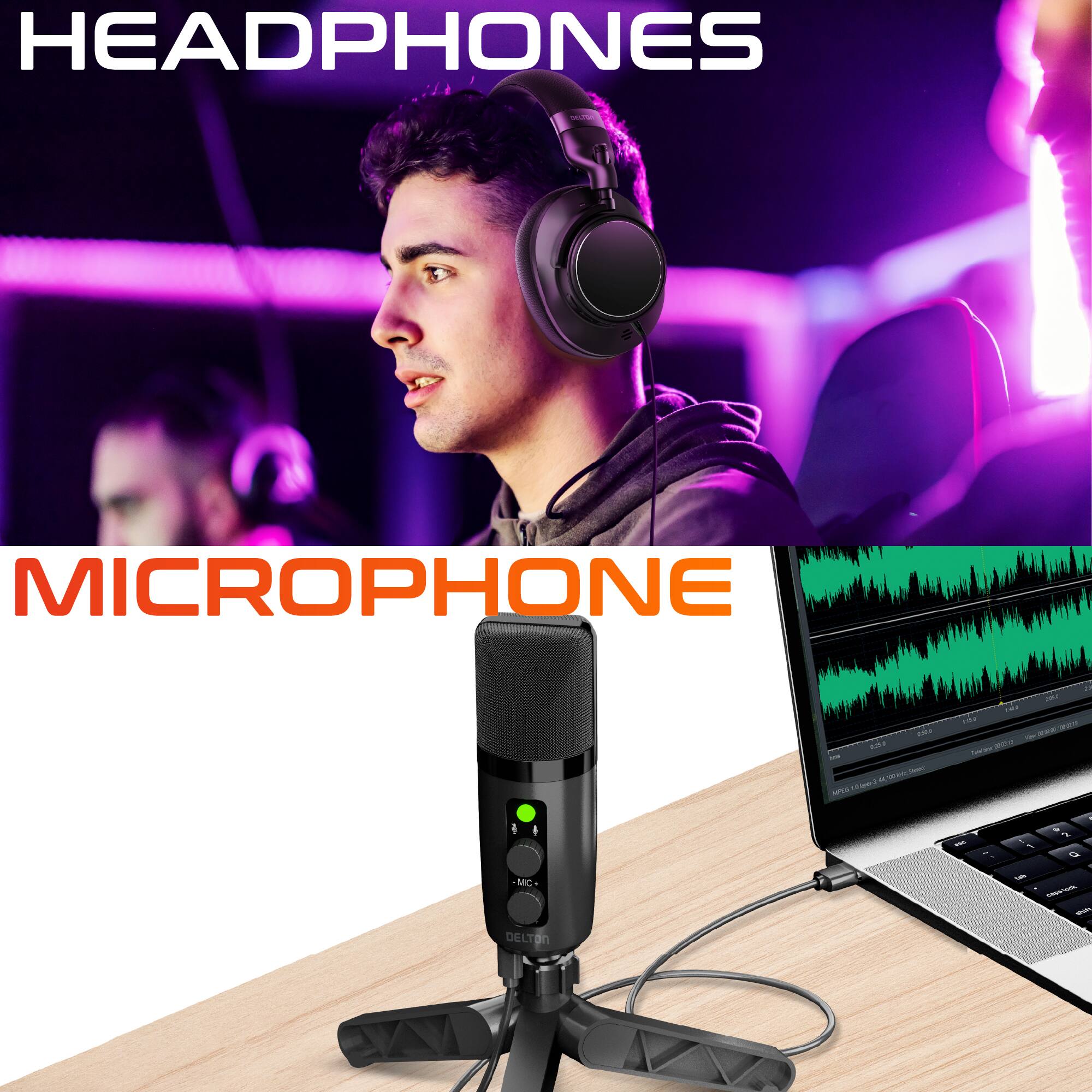 HEADPHONES MICROPHONE