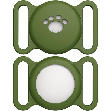 Front. Leash Valley - Gps Dog Collar Holder Mini Cat Real-time Location Pet Tracking Smart ios Only No Monthly Fee Holder locator Included No - Green.