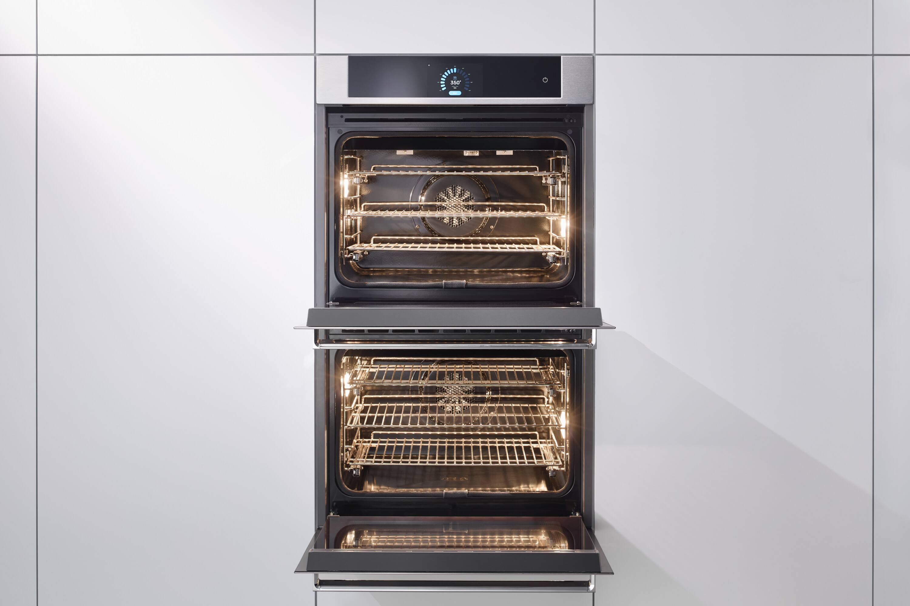 Alt View 5. Viking - 30" Viking RVL Series Double Electric Thermal-Convection Oven-Stainless Steel - Stainless Steel.