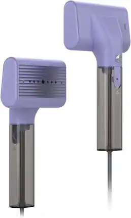 Front. FINEAK - Portable Travel Mini Steamer (1200W) - Violet.